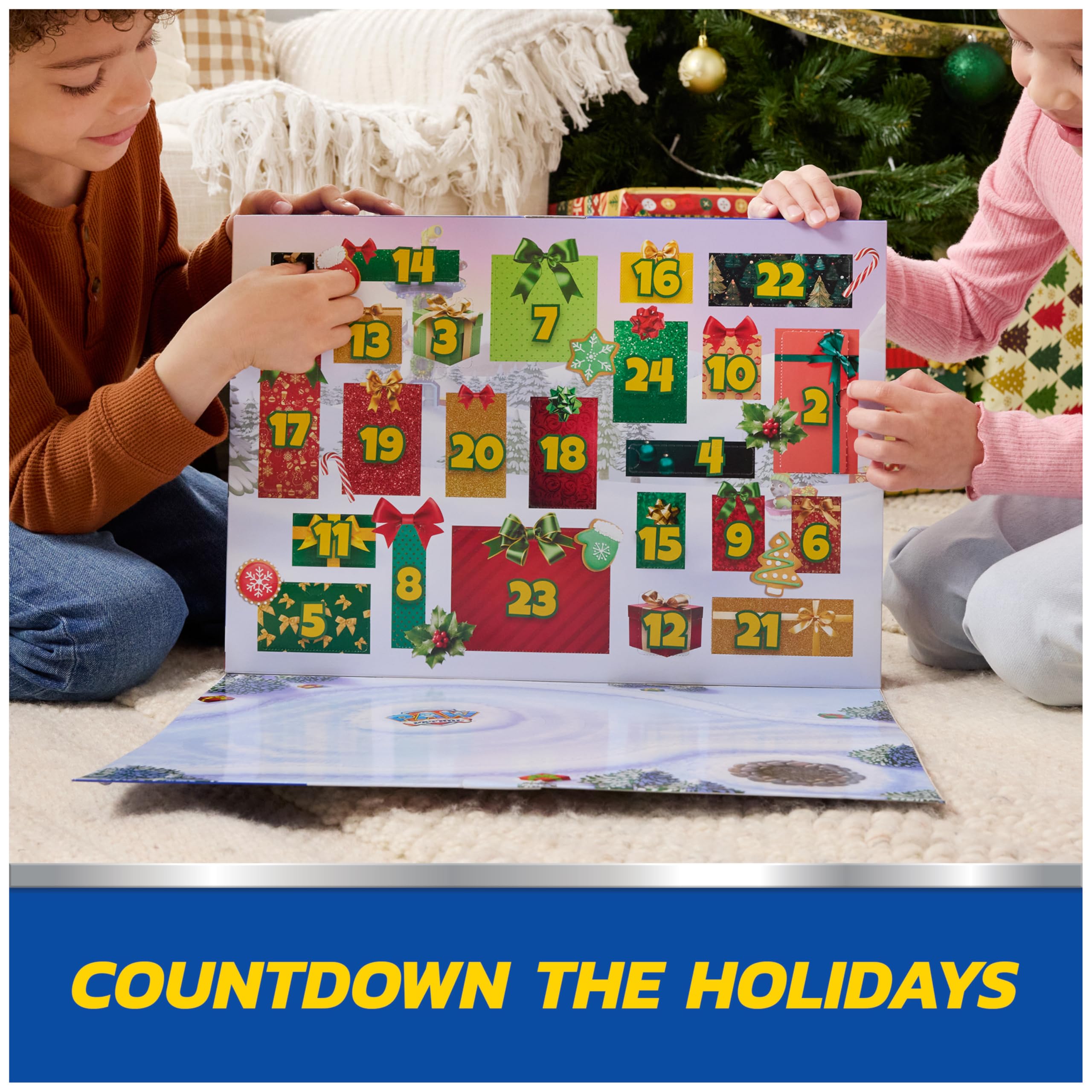 PAW Patrol Advent Calendar 2025 - Christmas Episode Special with 24 Toys & Vehicles 8