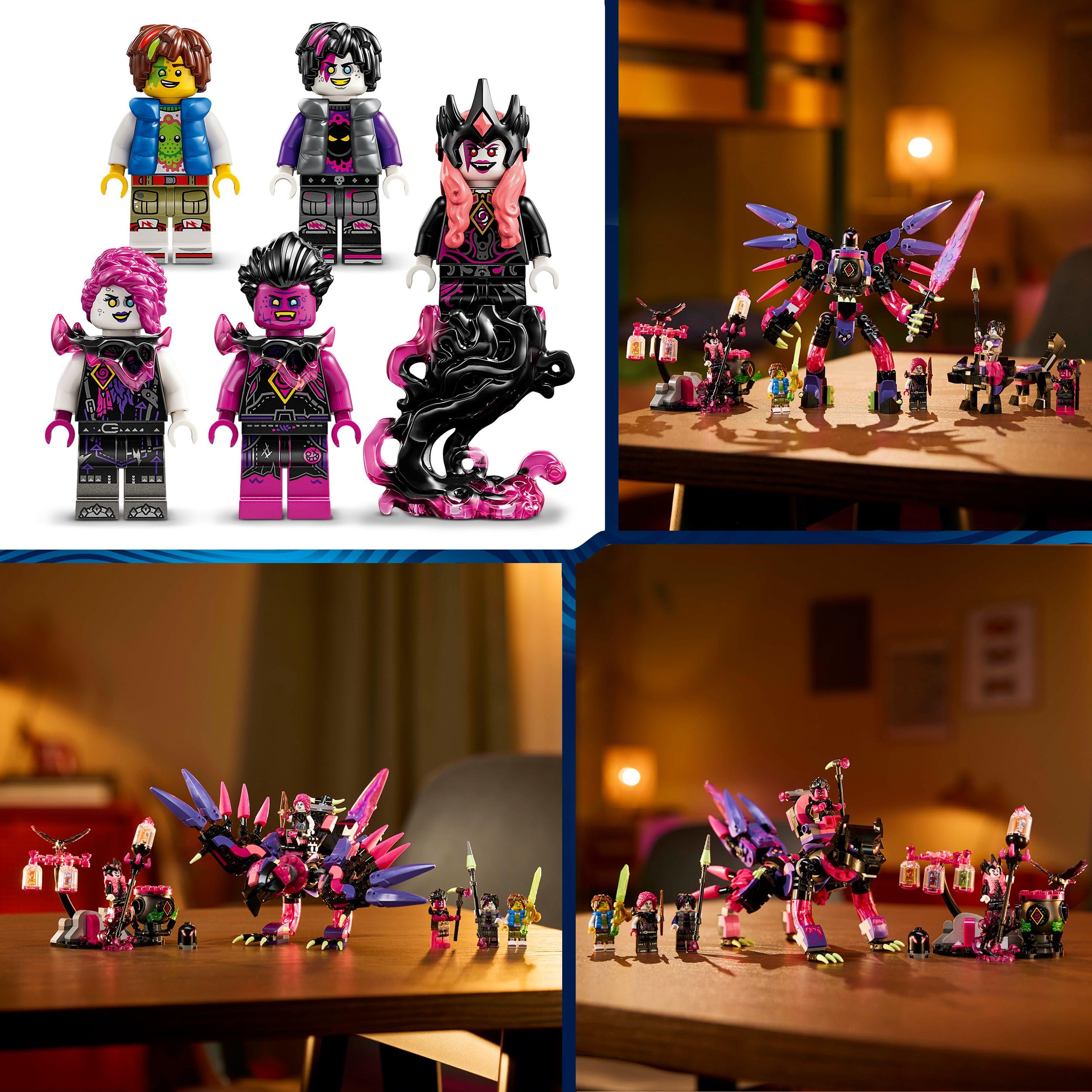 LEGO DREAMZzz The Never Witch’s Nightmare Creatures Set - Building Playset for Ages 9+ 12