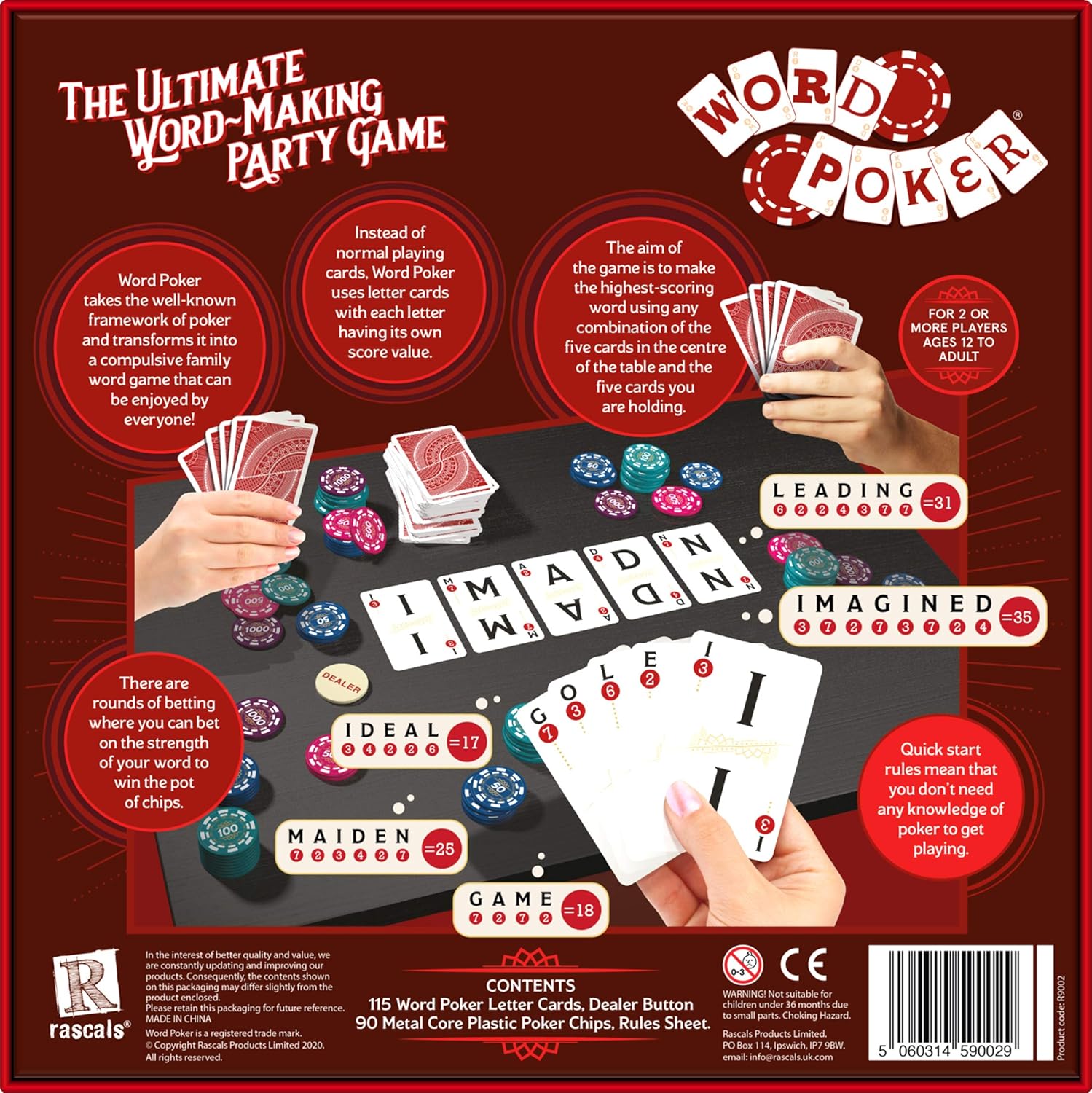 Word Poker The Ultimate Word-Making Party Game 3