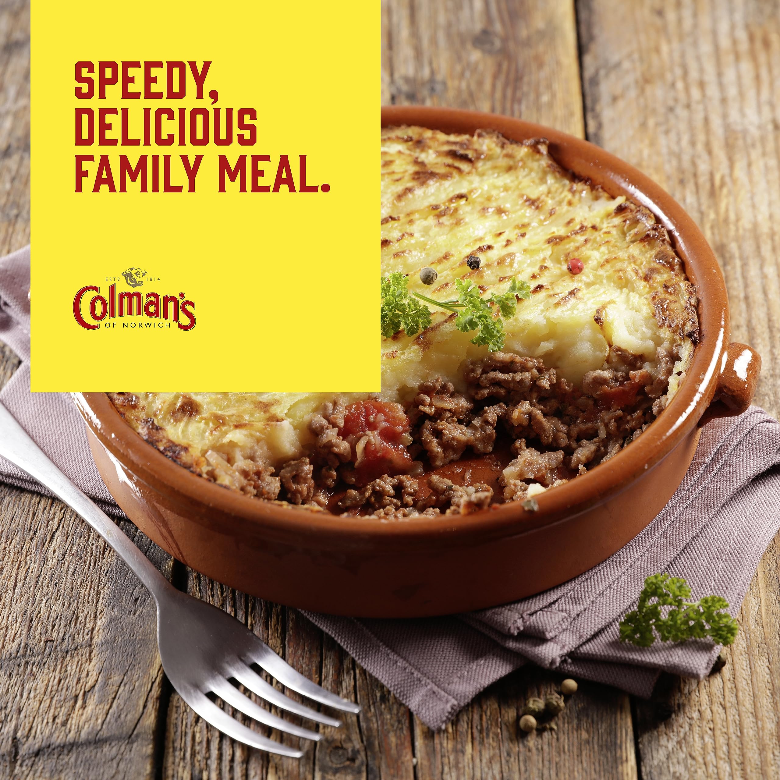 Colman's Shepherd's Pie Recipe Mix 50 g - Easy Family Comfort Food Meal Kit 10