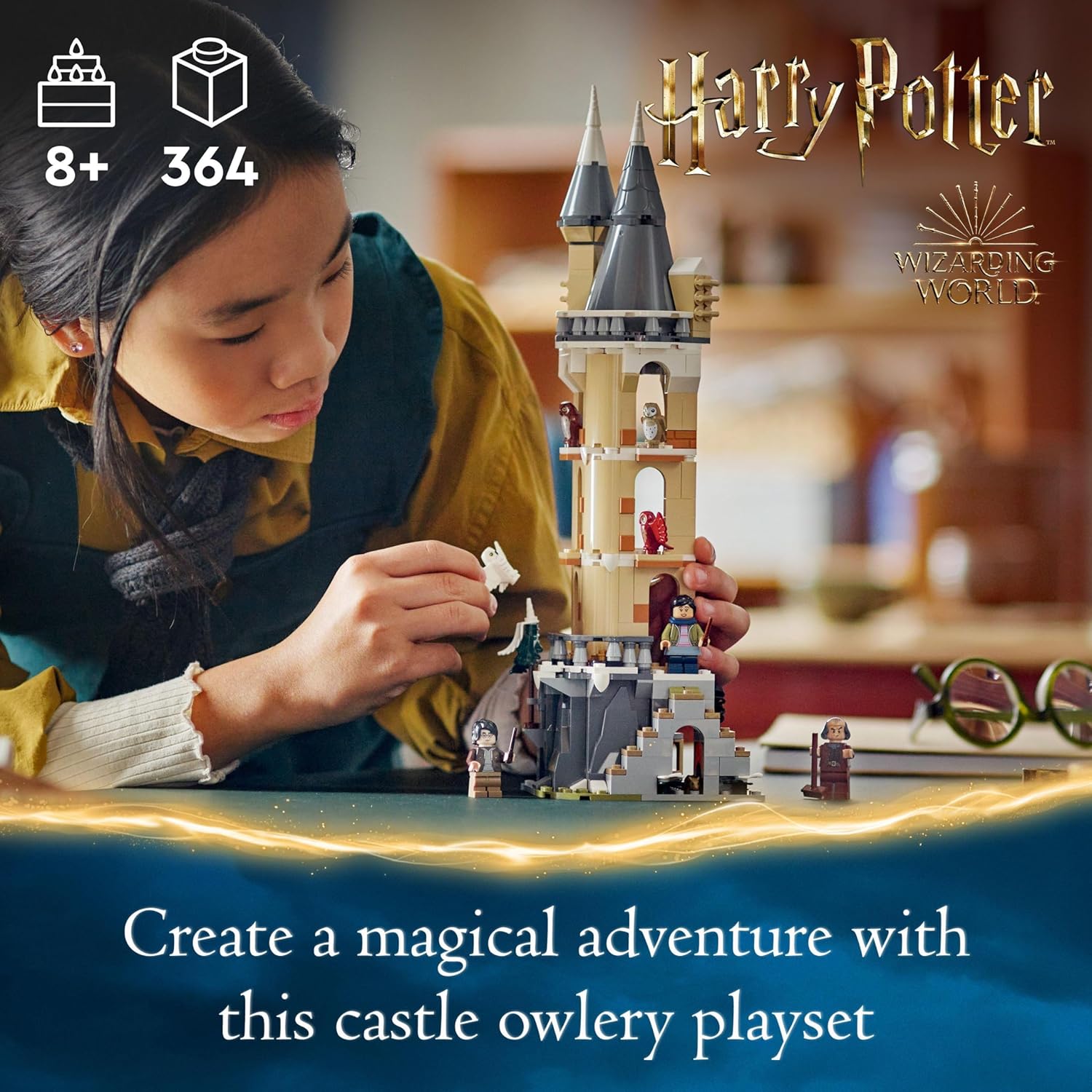 LEGO Harry Potter Hogwarts Castle Owlery 76430 - Building Set for Kids 8+ 3
