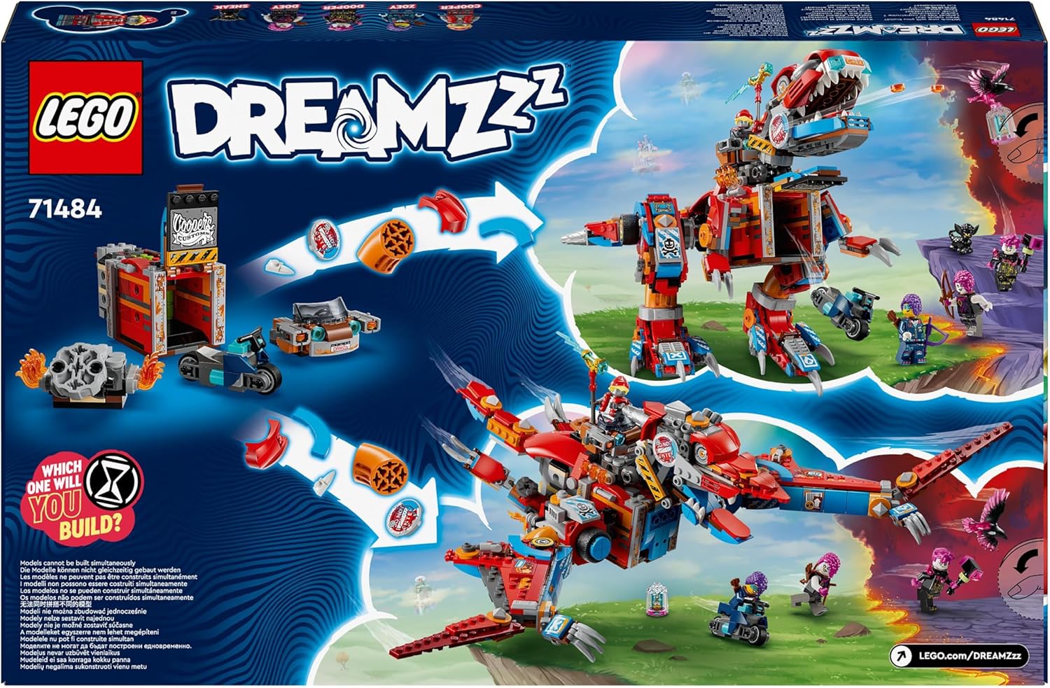 LEGO DREAMZzz Cooper’s Robot Dinosaur C-Rex - Rebuildable T. rex & Pterodactyl Building Set for Ages 9+ 7