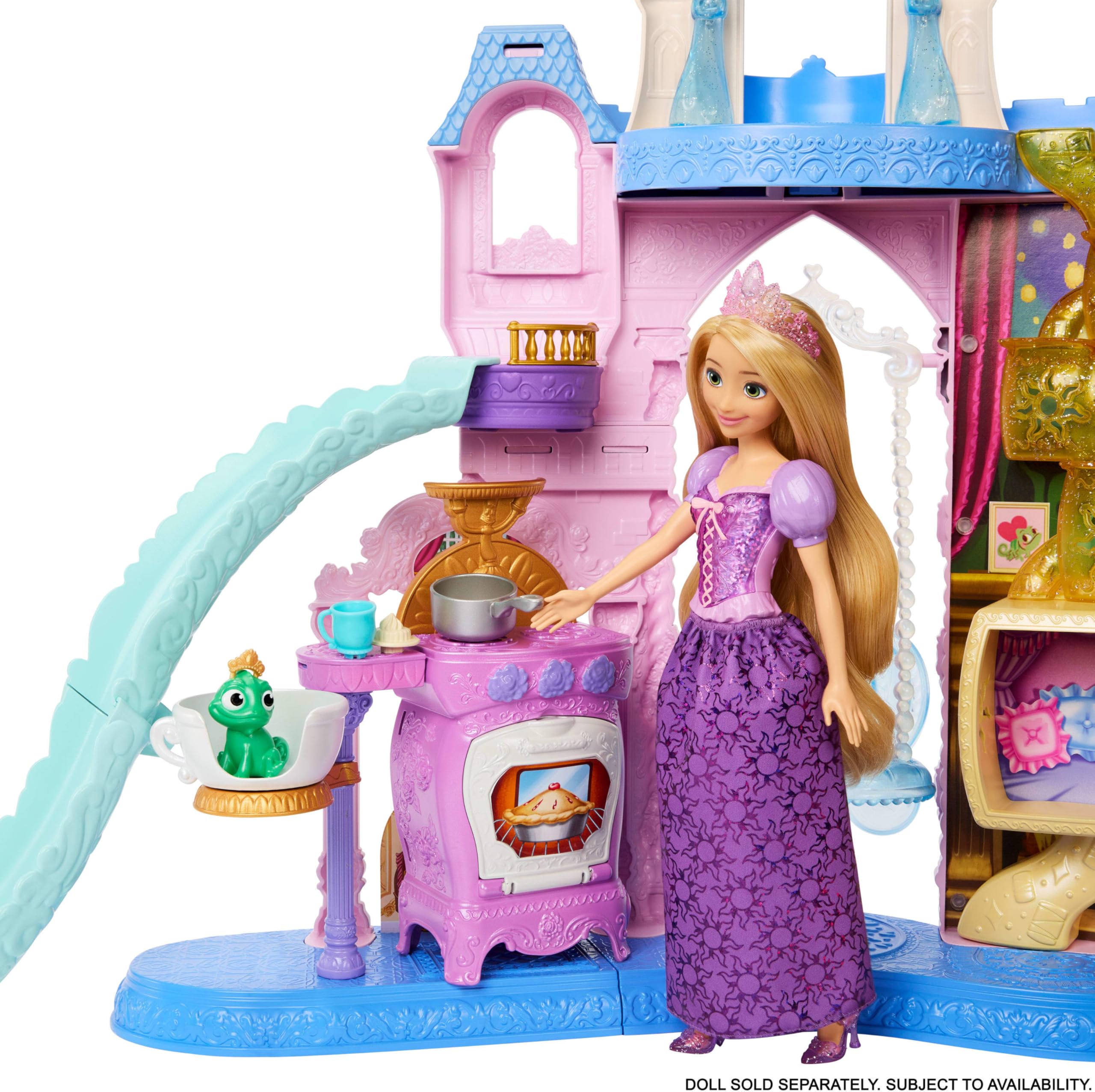 Disney Princess Pet Palace Playset with 7 Play Areas and 3 Animal Figures - Mattel 6