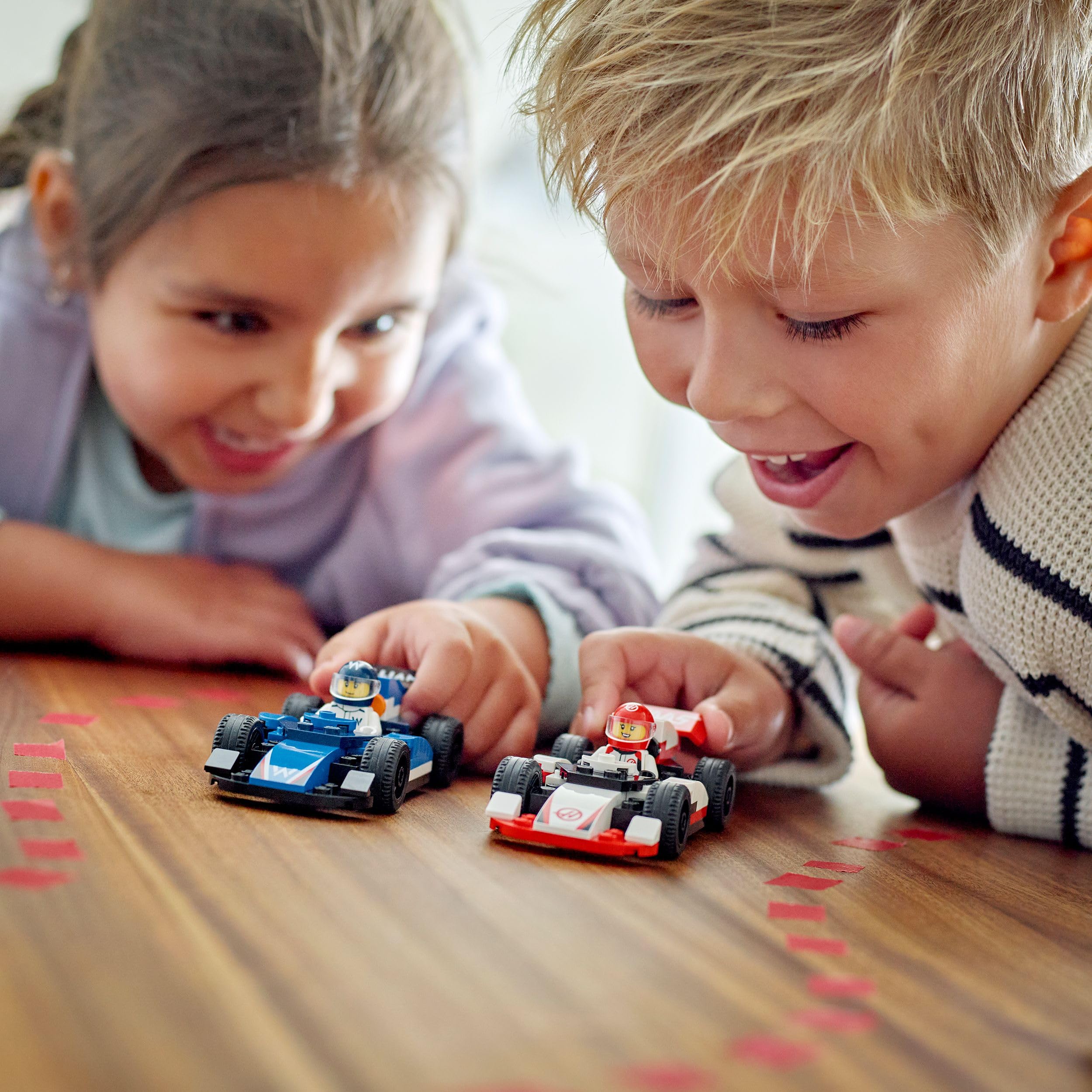 LEGO City F1 Williams Racing & Haas F1 Race Cars - Toy Formula 1 Building Set for Kids 4+ 7