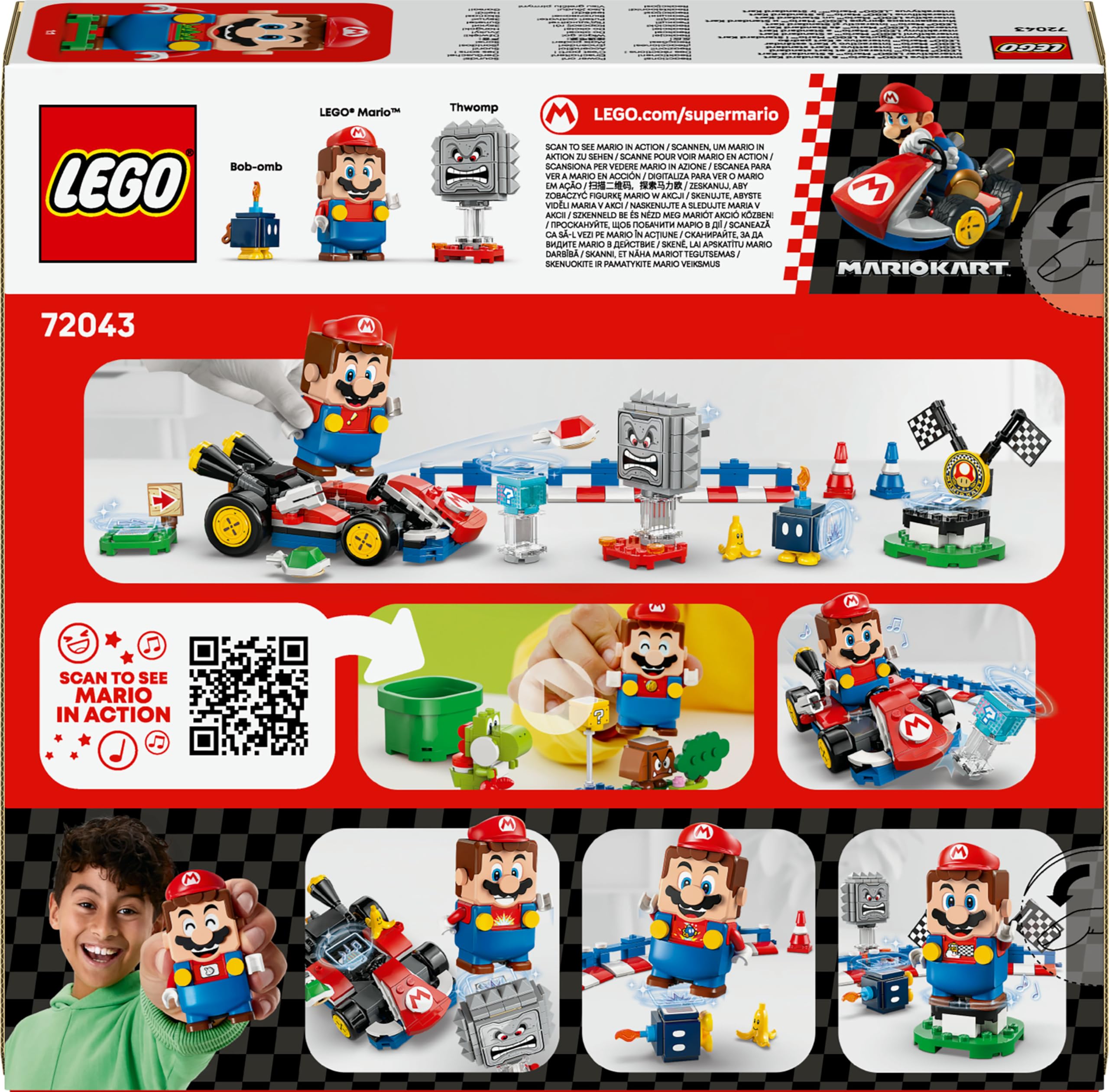 LEGO Mario Kart – Interactive Mario & Standard Kart Playset for Kids 7+ 9