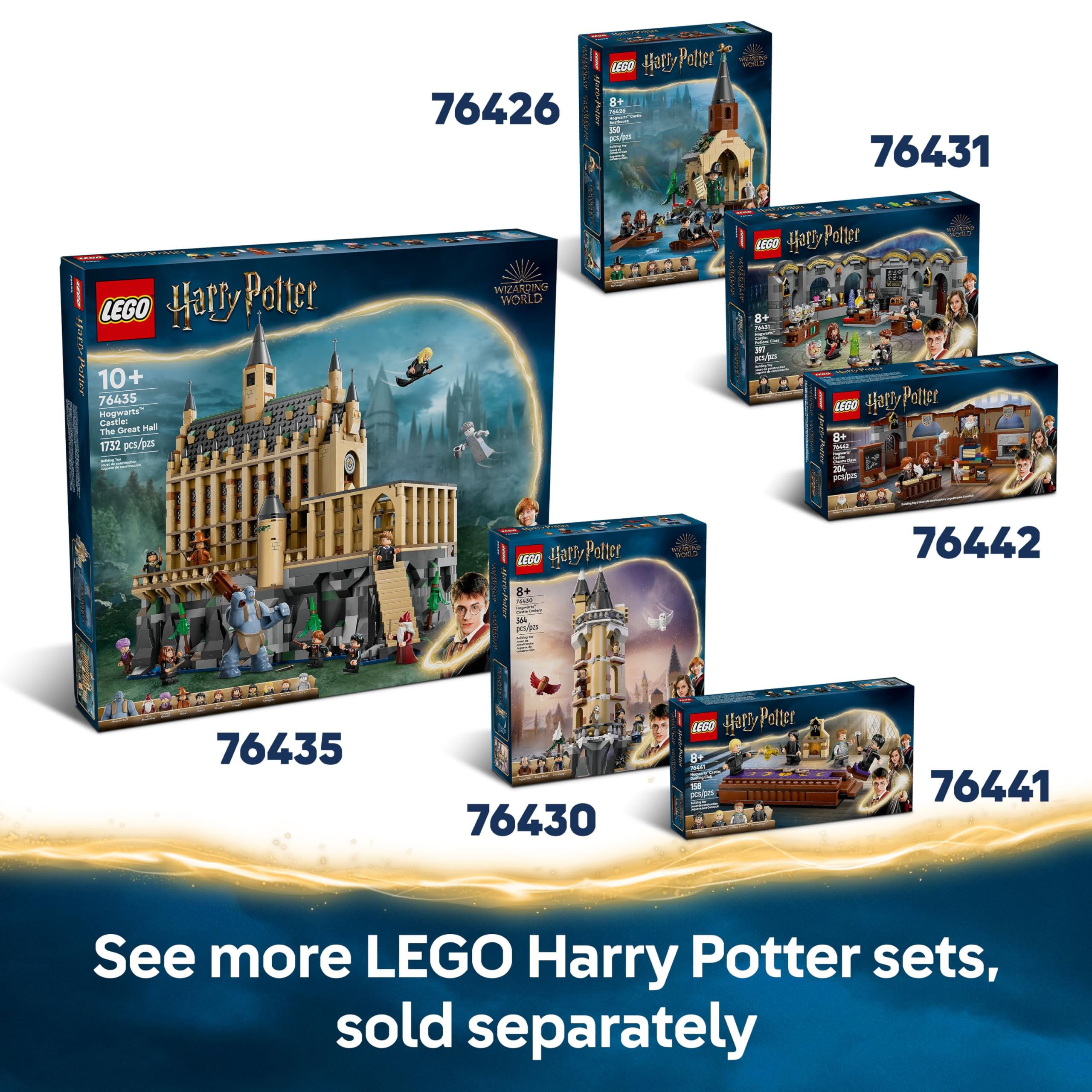 LEGO Harry Potter Hogwarts Castle: Flying Lessons Set 76447 | Ages 9+ 7