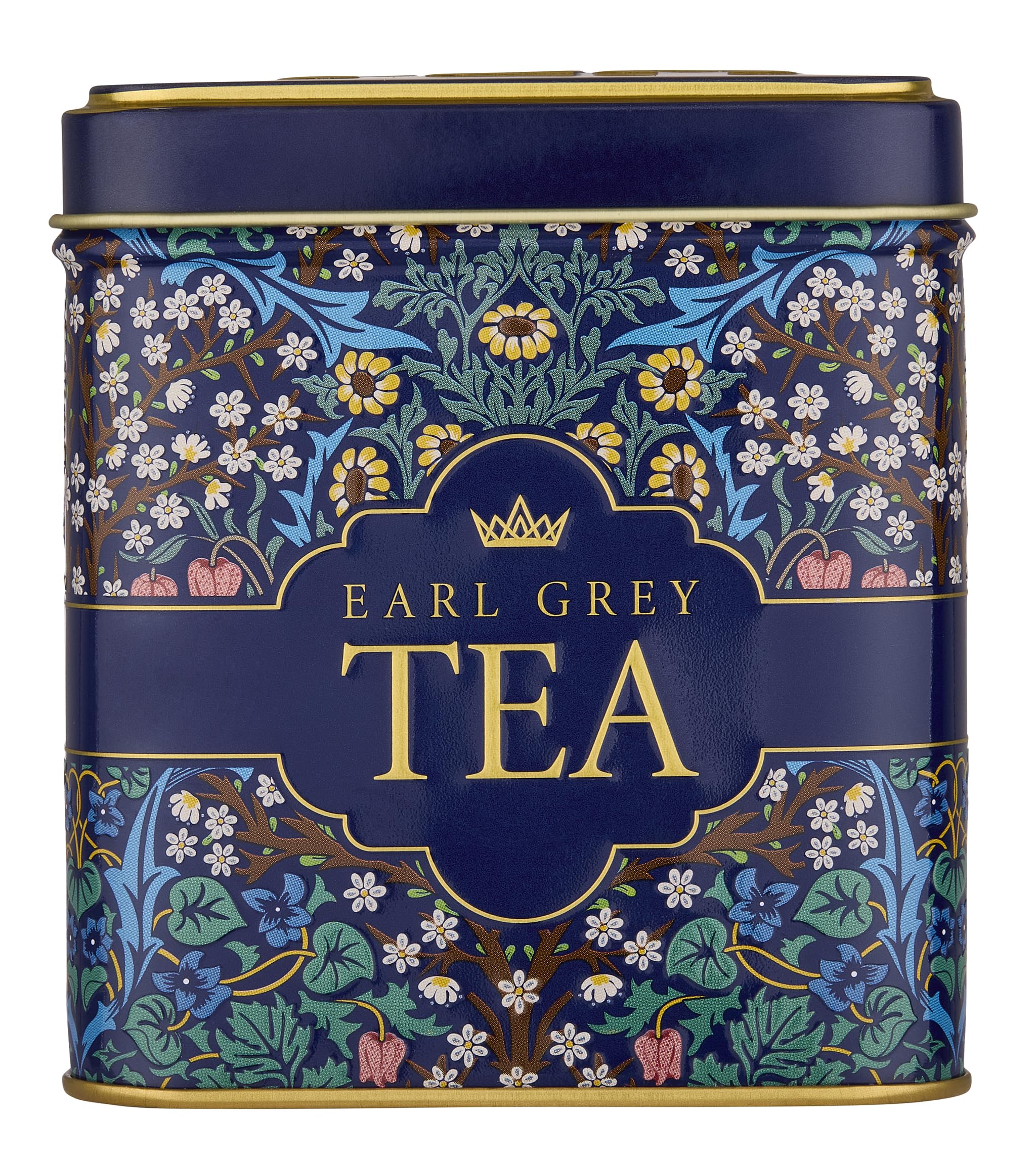 New English Teas Victorian Garden Tea Tin with 32 Earl Grey Teabags