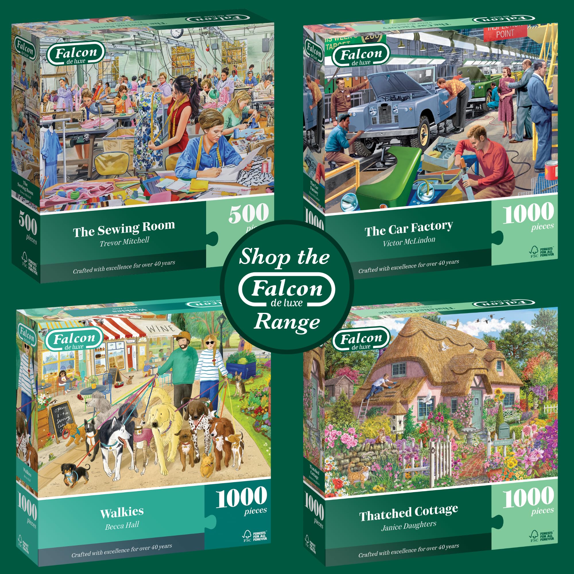 Falcon The Sewing Room - 500 Piece Jigsaw Puzzle for Adults 5