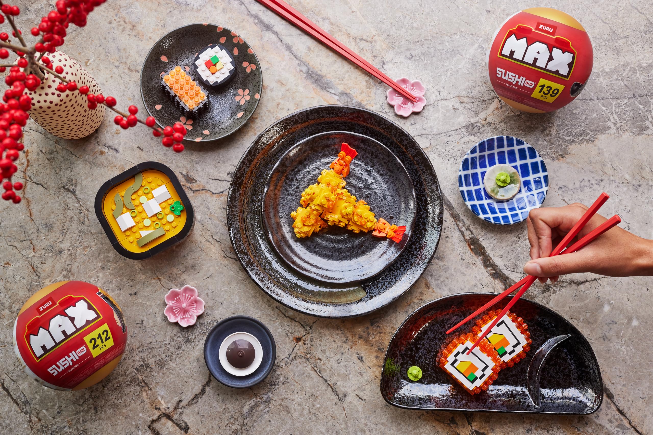 Max Build More Premium Sushi Bar Collection - Building Set for Ages 8+ 9