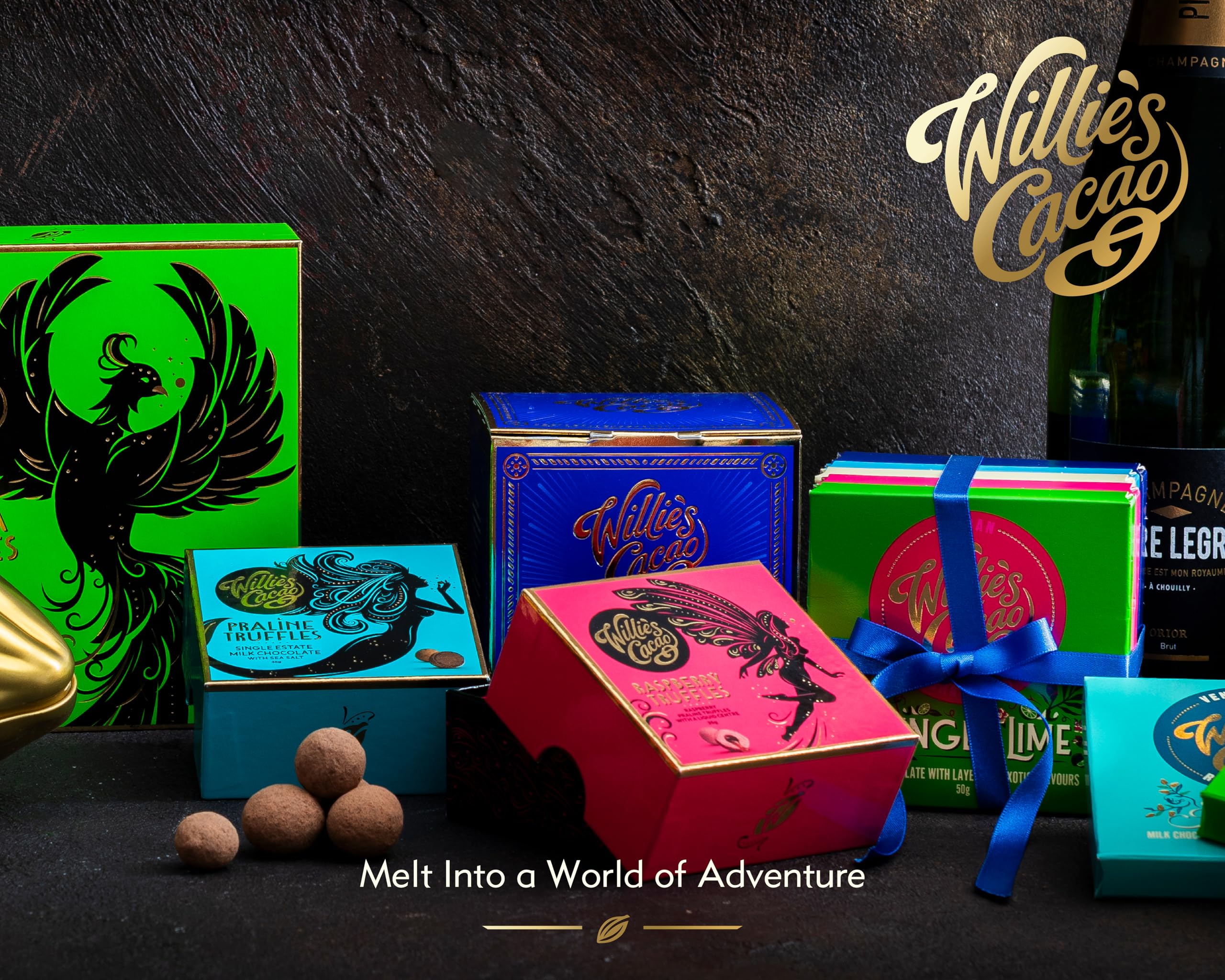 Willie's Cacao - Almendra 70% Dark Chocolate with Roasted Almonds Bar - 50g 3