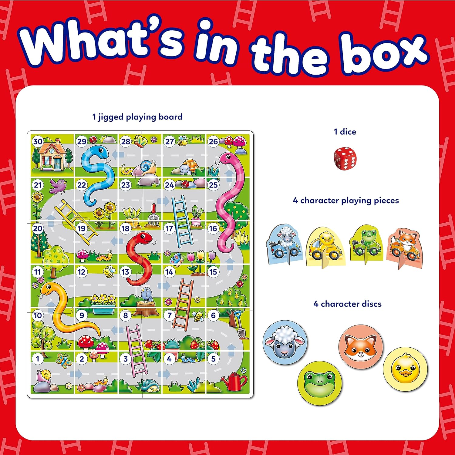 Orchard Toys My First Snakes and Ladders Game Board Game 8