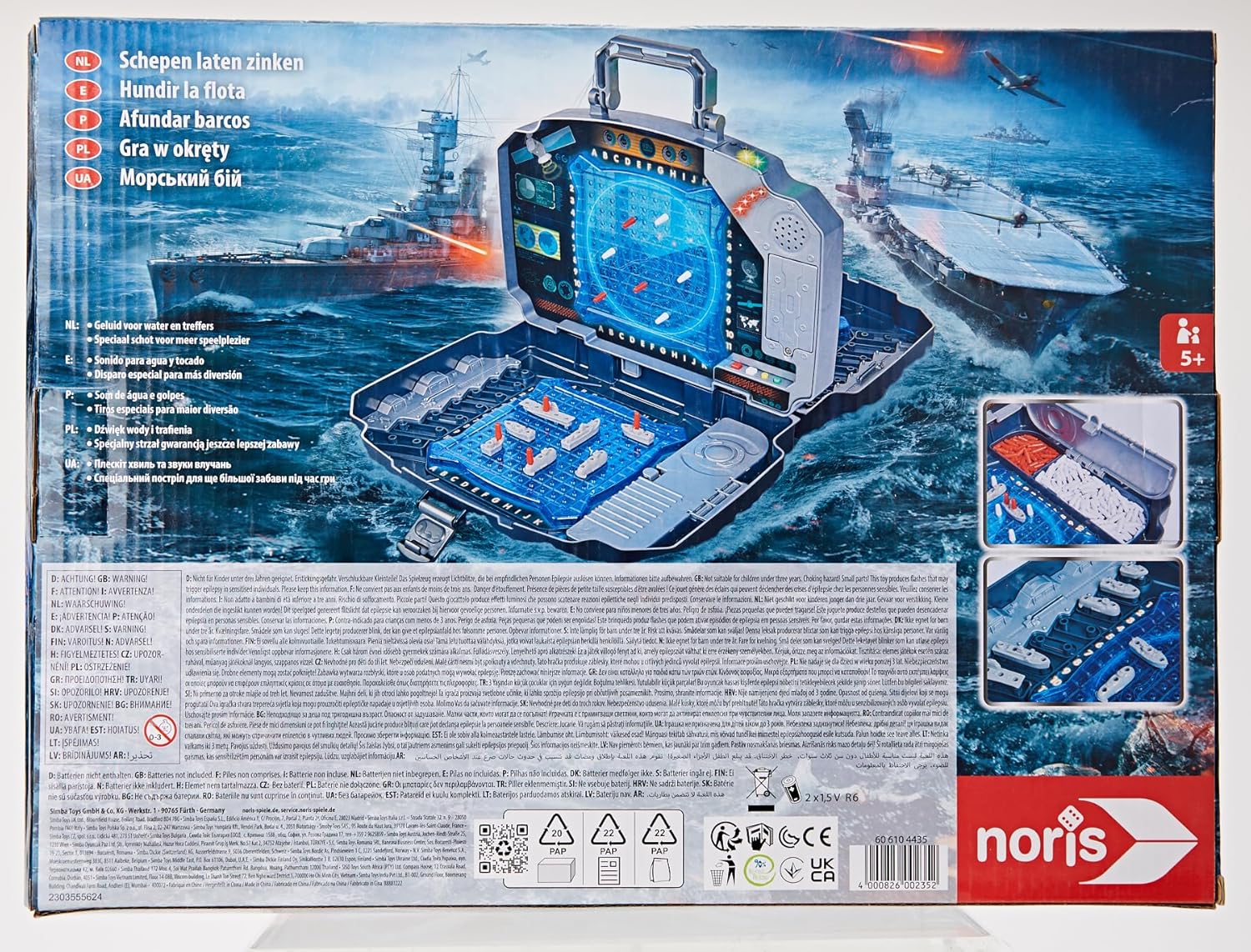 Noris Sinking Ships Light & Sound Action Game 606104435 for Family Fun 13