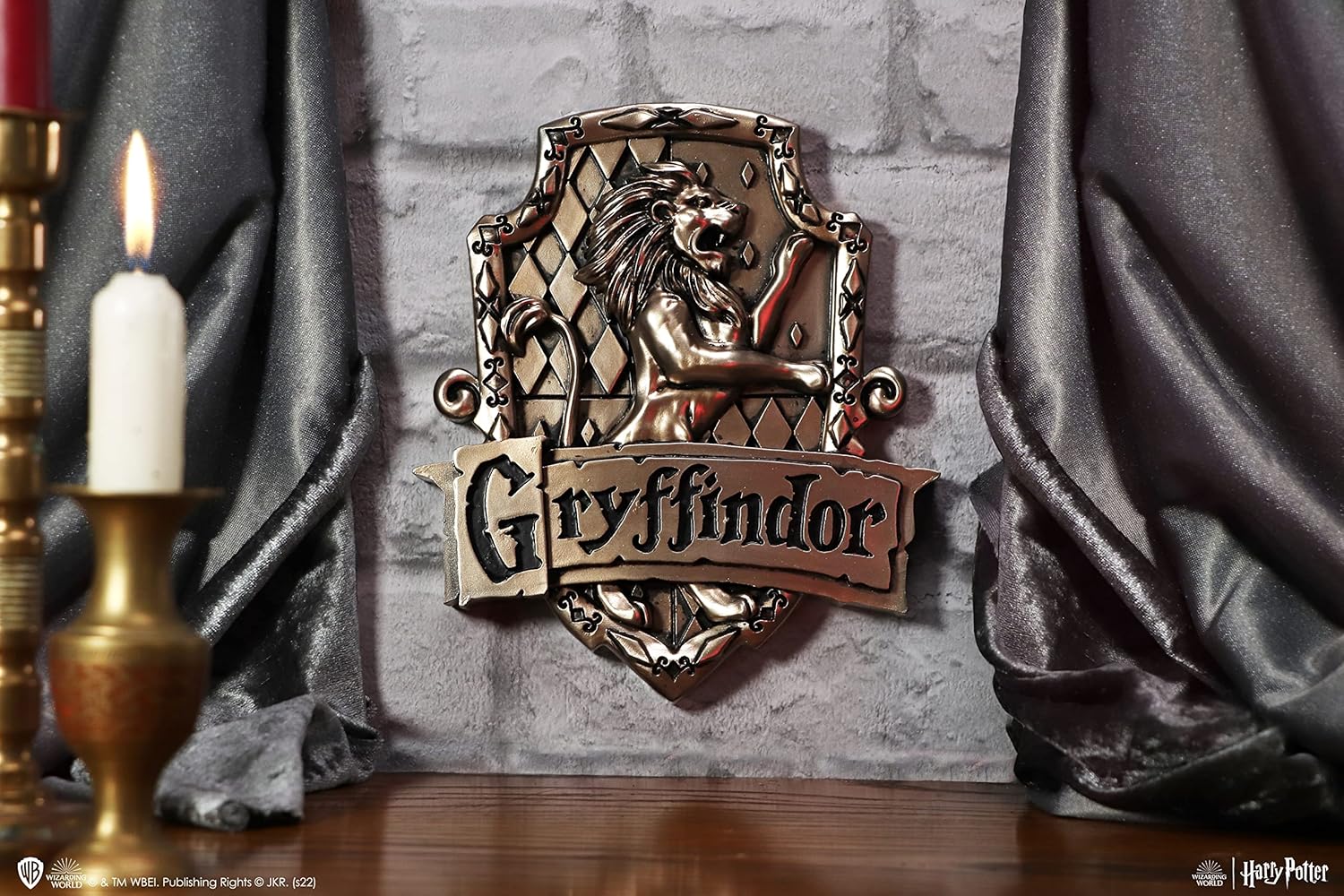 Nemesis Now Harry Potter Gryffindor Crest Wall Plaque, Bronze Resin
