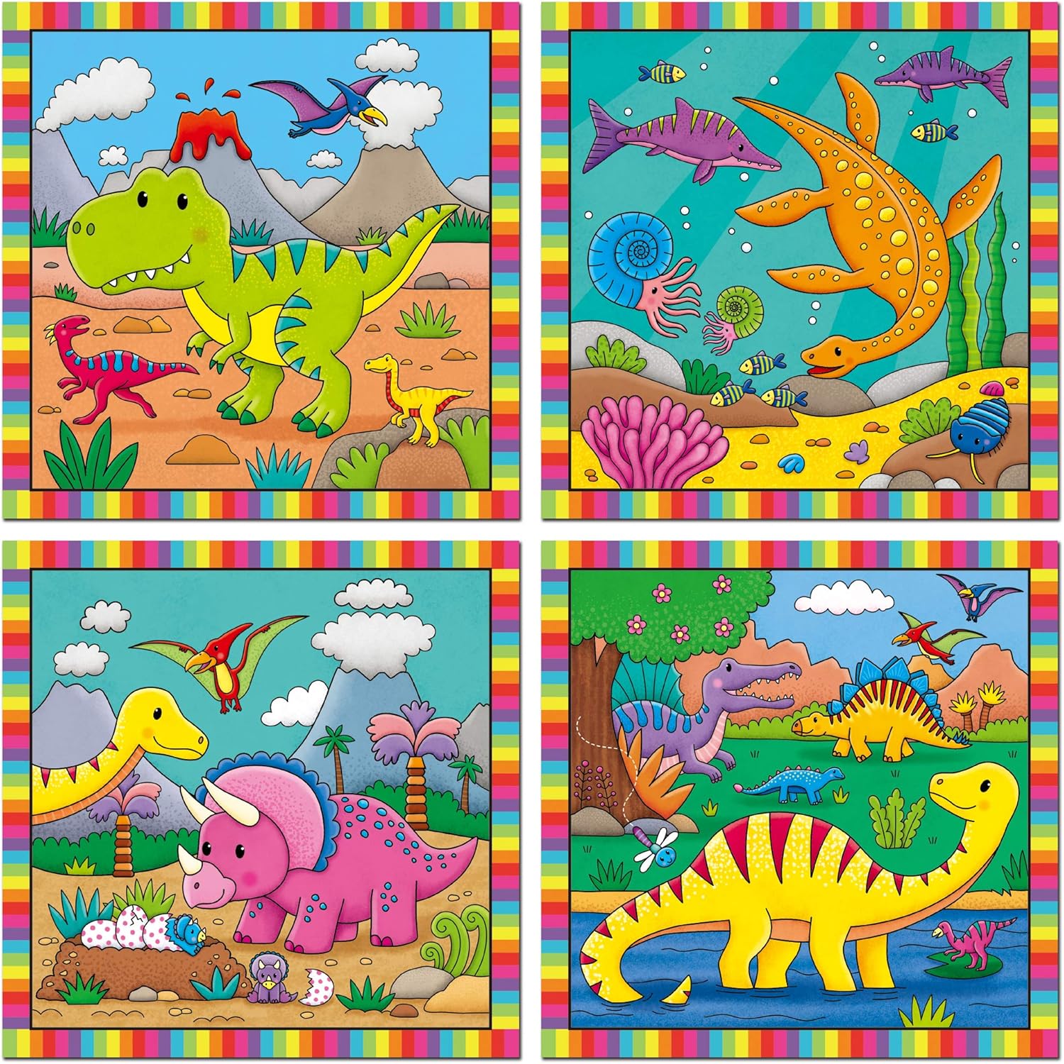 Galt First Water Magic - Baby Dinosaurs Reusable Water Colouring Book for Toddlers 7