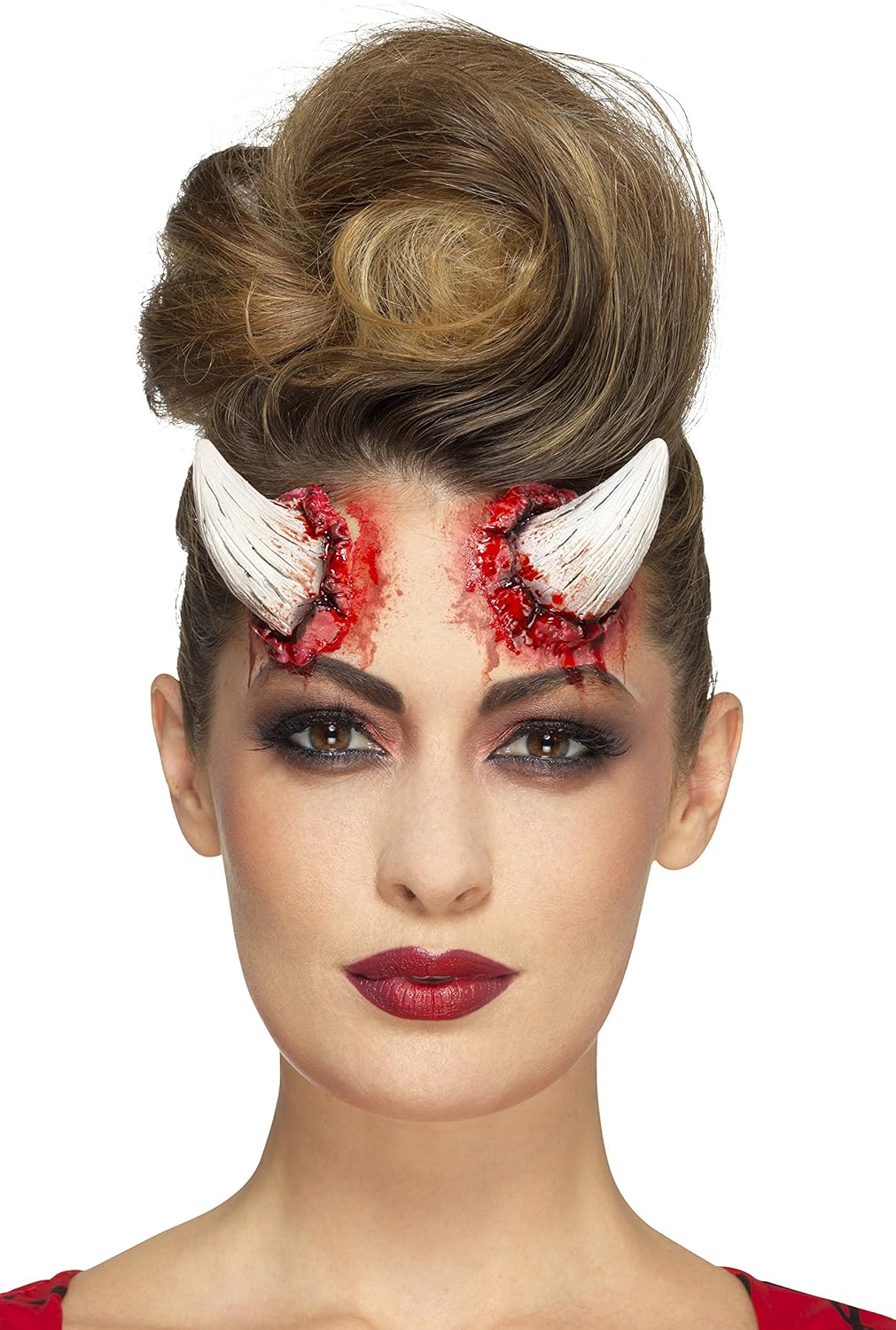 Smiffys Latex Devil Horn Prosthetics with Adhesive