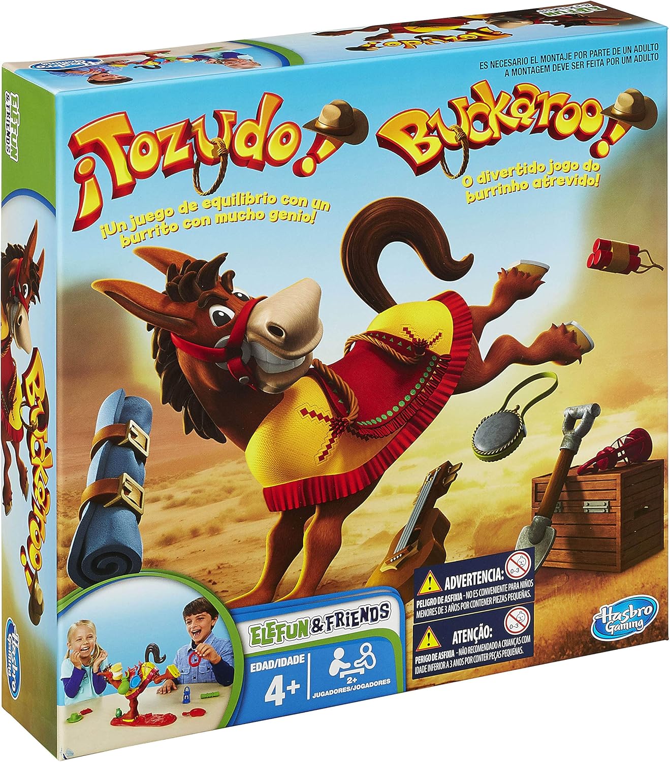 Hasbro Gaming Tozudo Board Game for Ages 4 and Up
