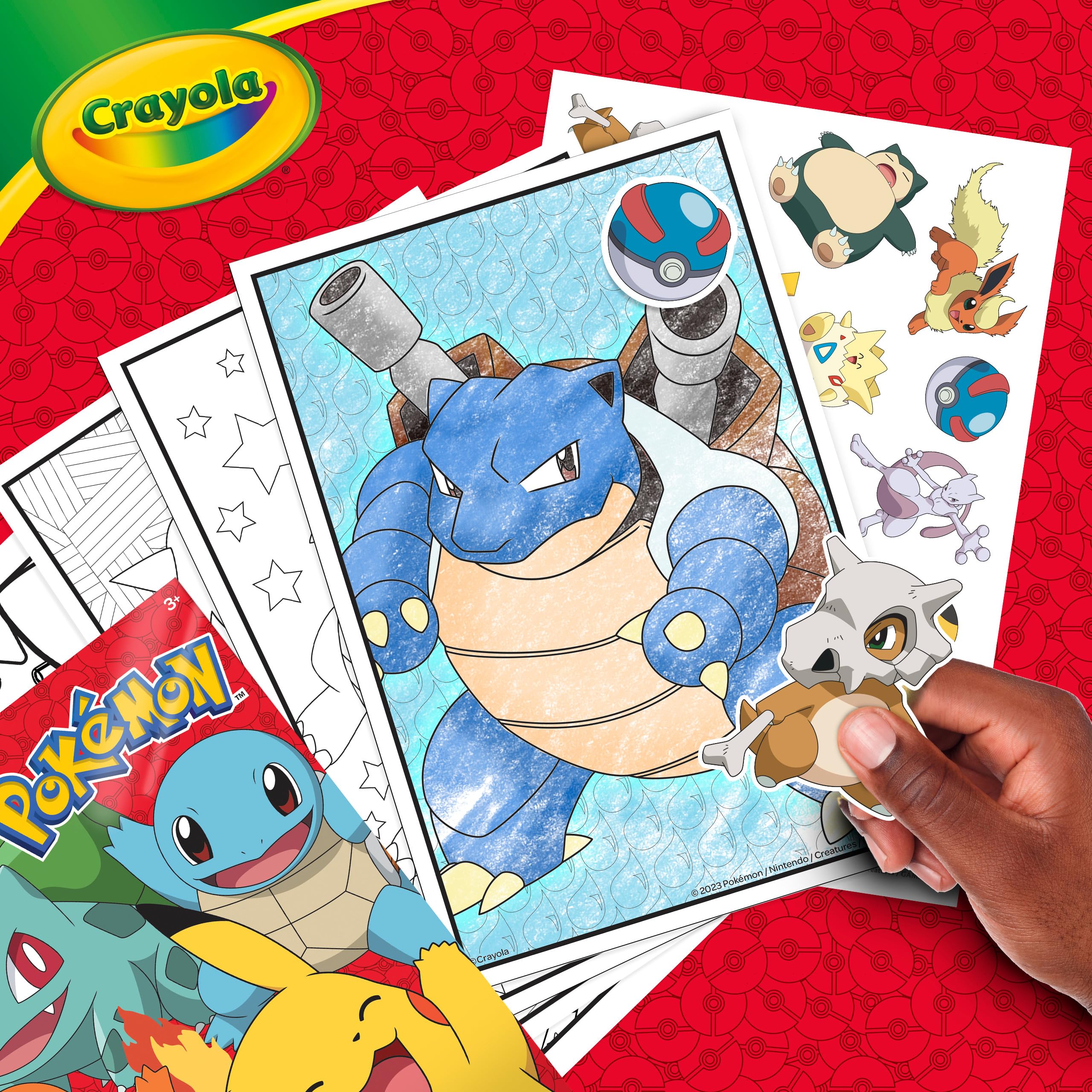 CRAYOLA Pokémon 96-Page Coloring Book with Sticker Sheet 5