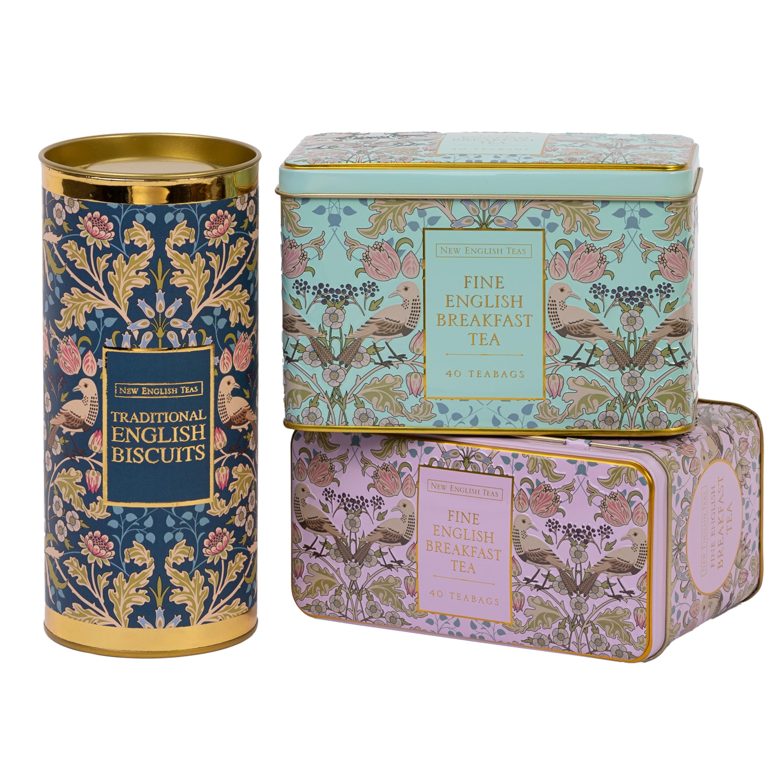 New English Teas - Traditional Tea & Biscuits Gift Set with 80 English Breakfast Teabags 8