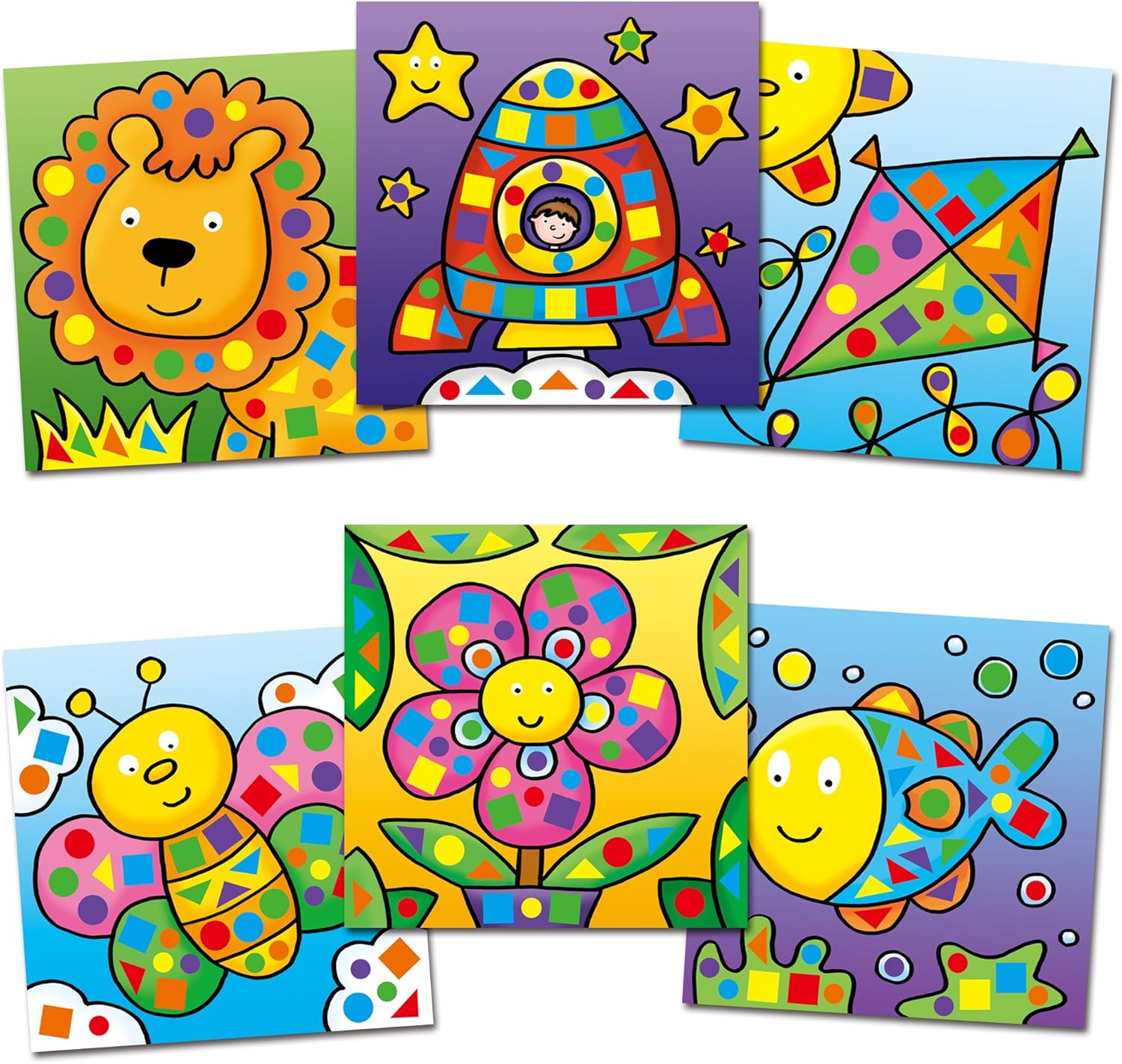 Galt First Mosaic Pictures - Educational Foam Tile Art Set for Kids 3+ 8