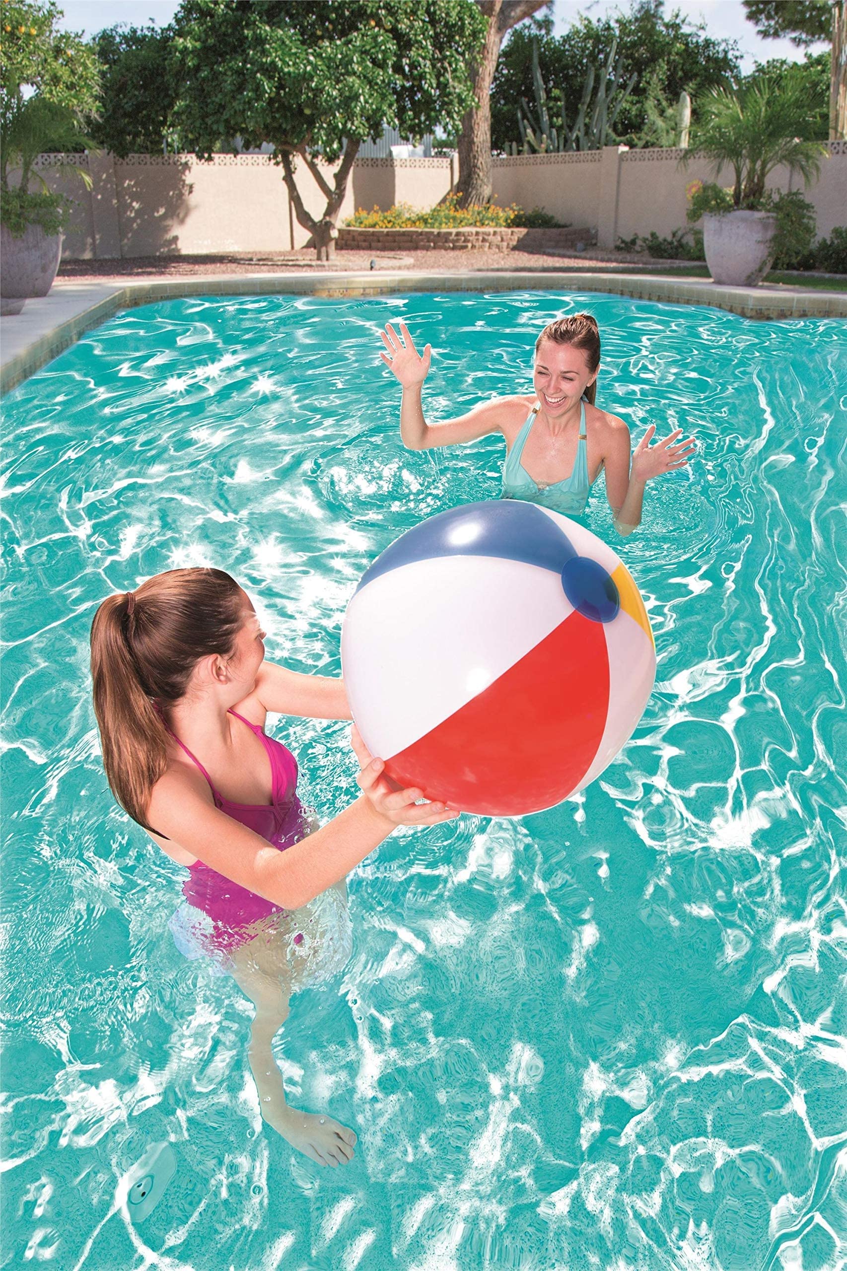 Bestway Inflatable Panel Beach Ball - 20 Inch Multi-Color Pool & Beach Toy for Outdoor Fun 9