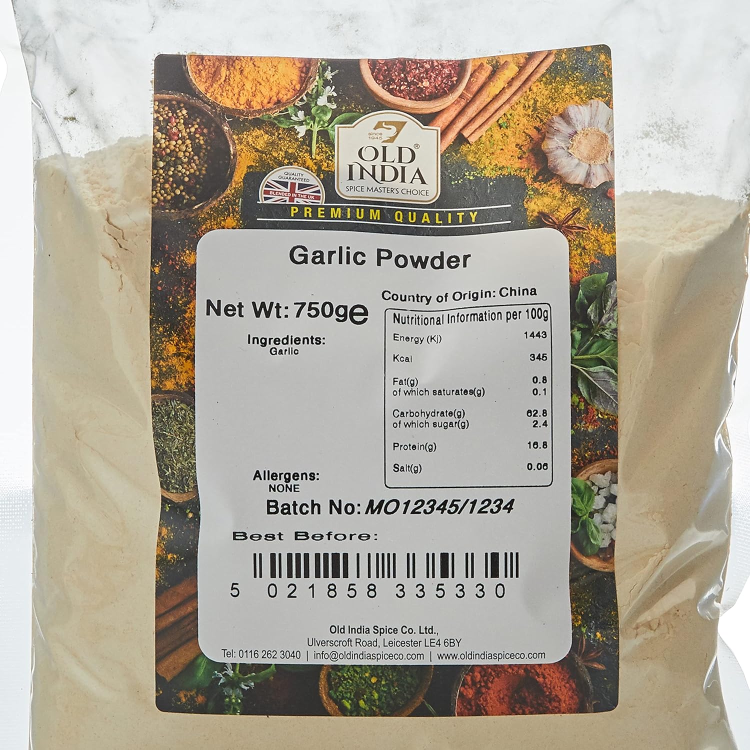 Old India Garlic Powder 750 g 4