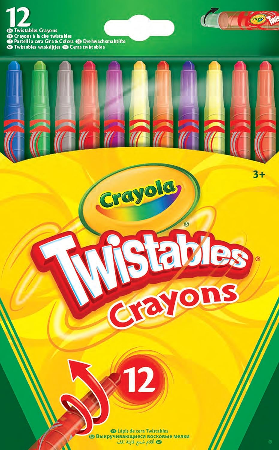 Crayola Twistables Crayons - 12 Count Multicolor Pack