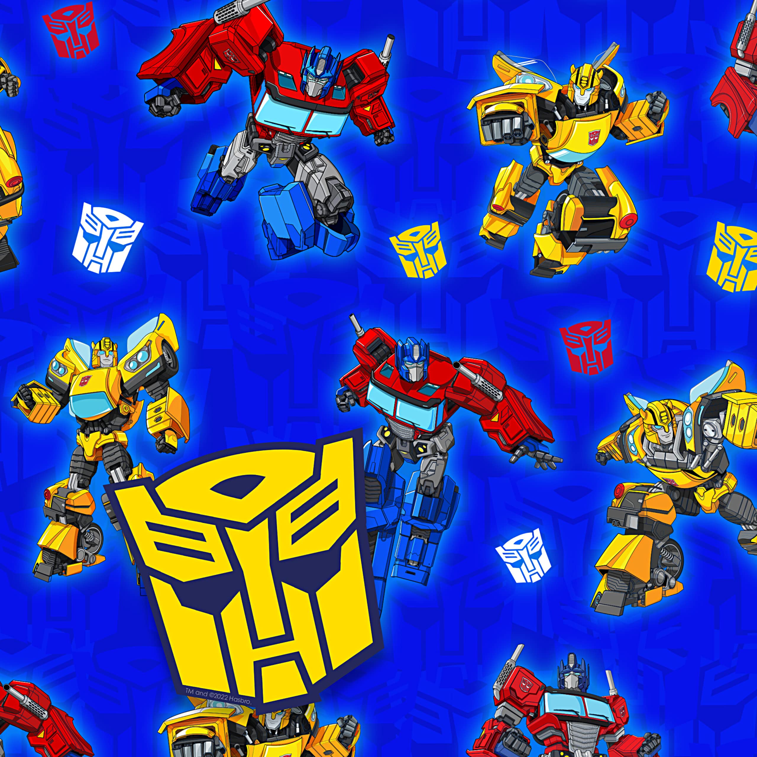 Danilo Promotions LTD Transformers Gift Wrapping Paper - 2 Sheets | 70cm x 50cm Each | Multi Color