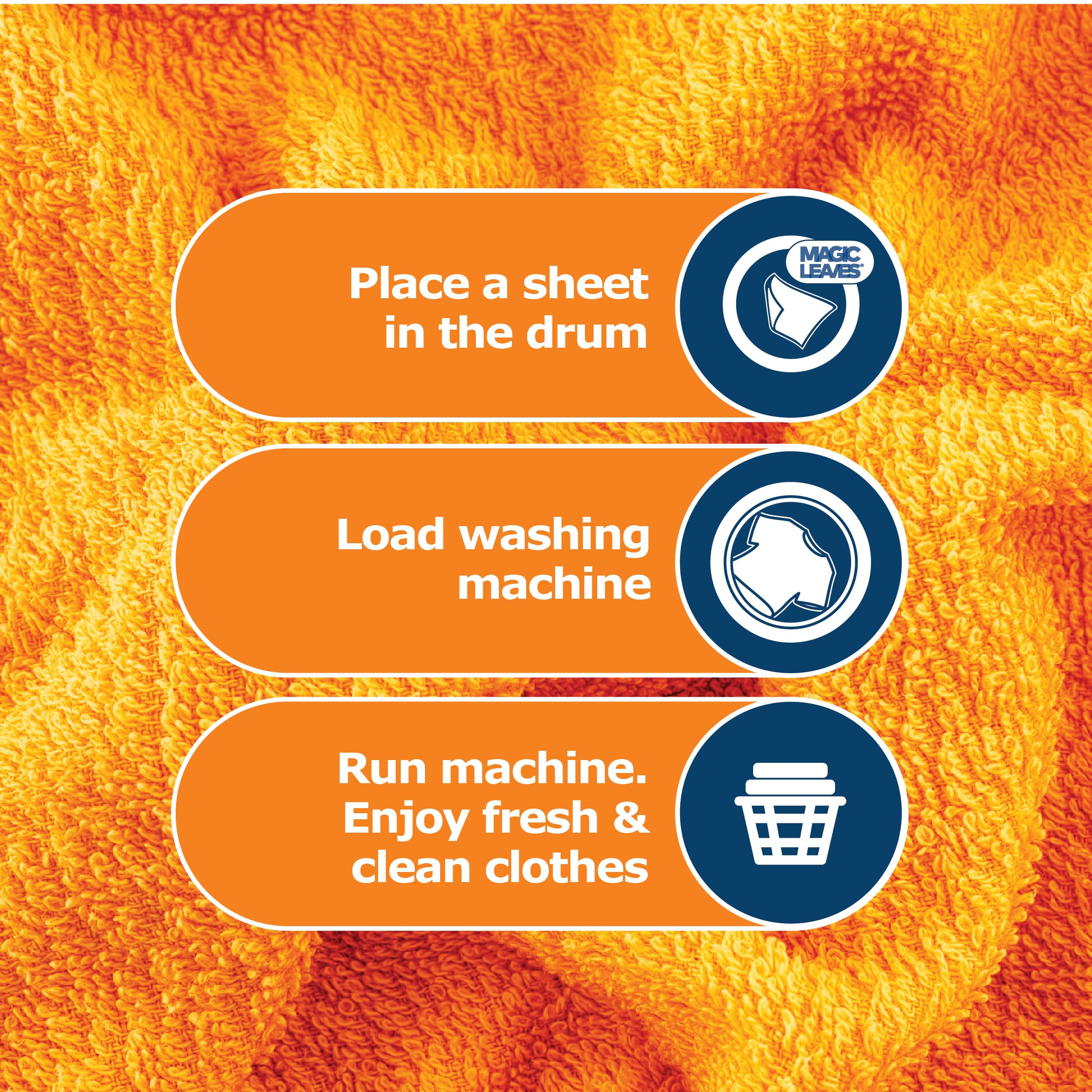 Dr. Beckmann Laundry Detergent Sheets - Colour Protect, Orange & Peach Fragrance, 115g (30 Sheets) 6