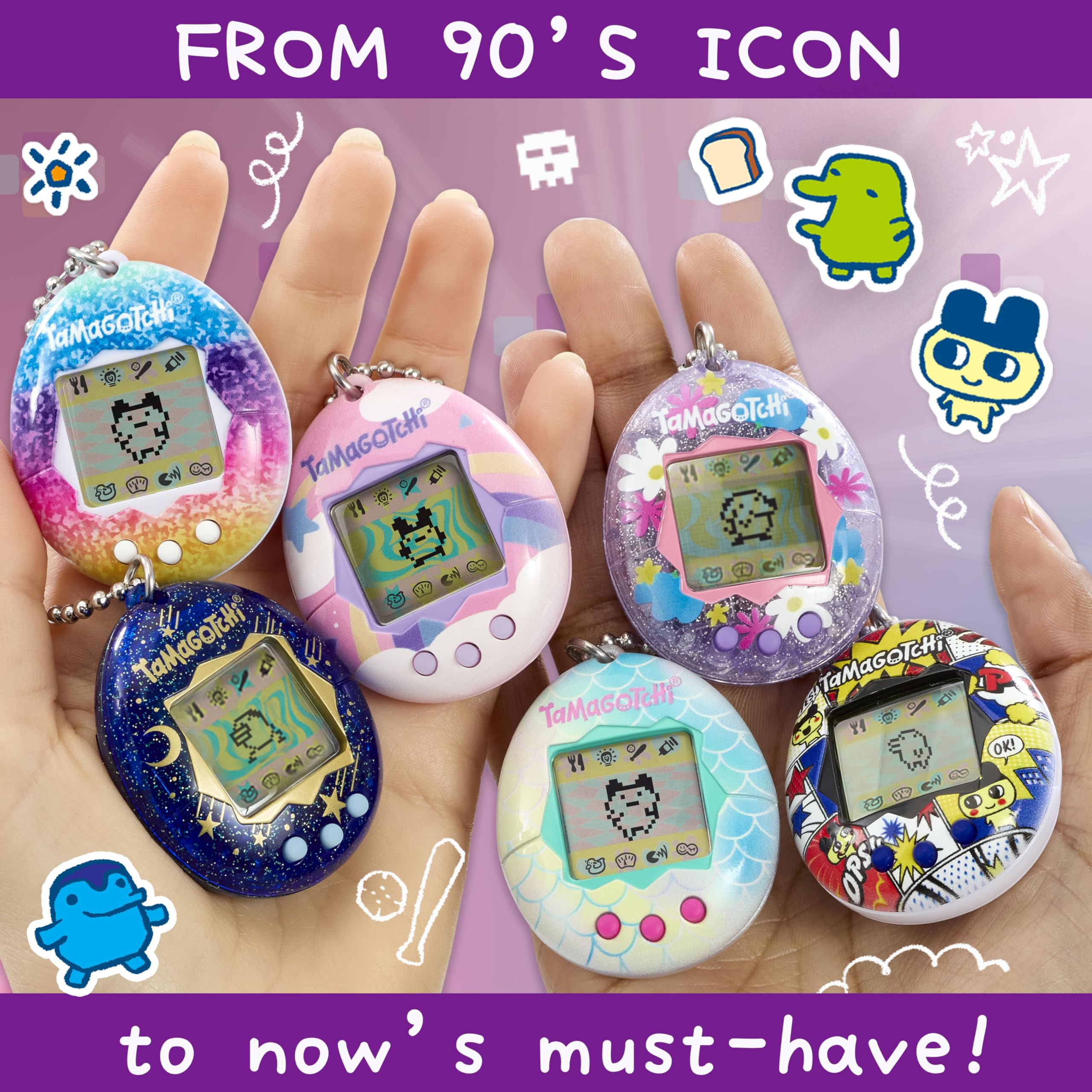Tamagotchi Original Angel Dress Digital Pet - Electronic Toy for Kids 8+ 7