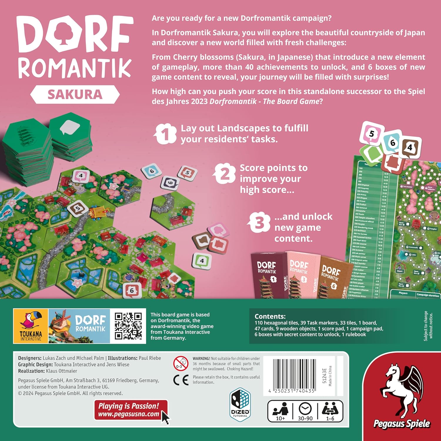 Pegasus Spiele Dorfromantik - Sakura (English Edition) 8