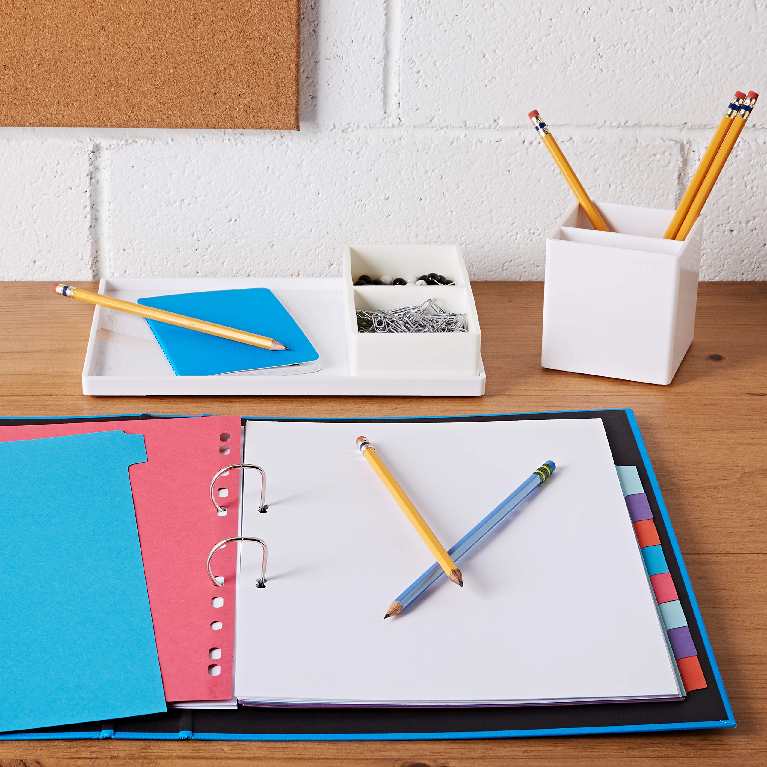 Oxford Campus A4 10 Part Multi-Coloured Card Index Dividers for Ring Binders