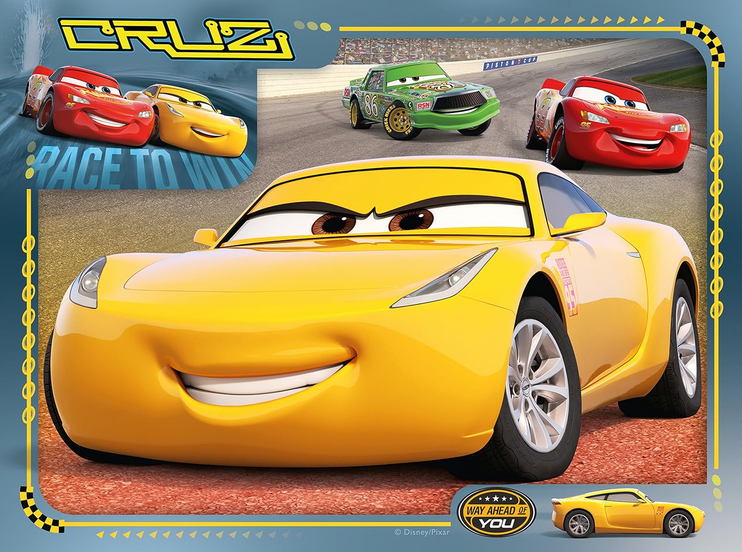 Ravensburger Disney Pixar Cars 4-in-Box Jigsaw Puzzles (12, 16, 20, 24 Pieces) - Ages 3+ 10