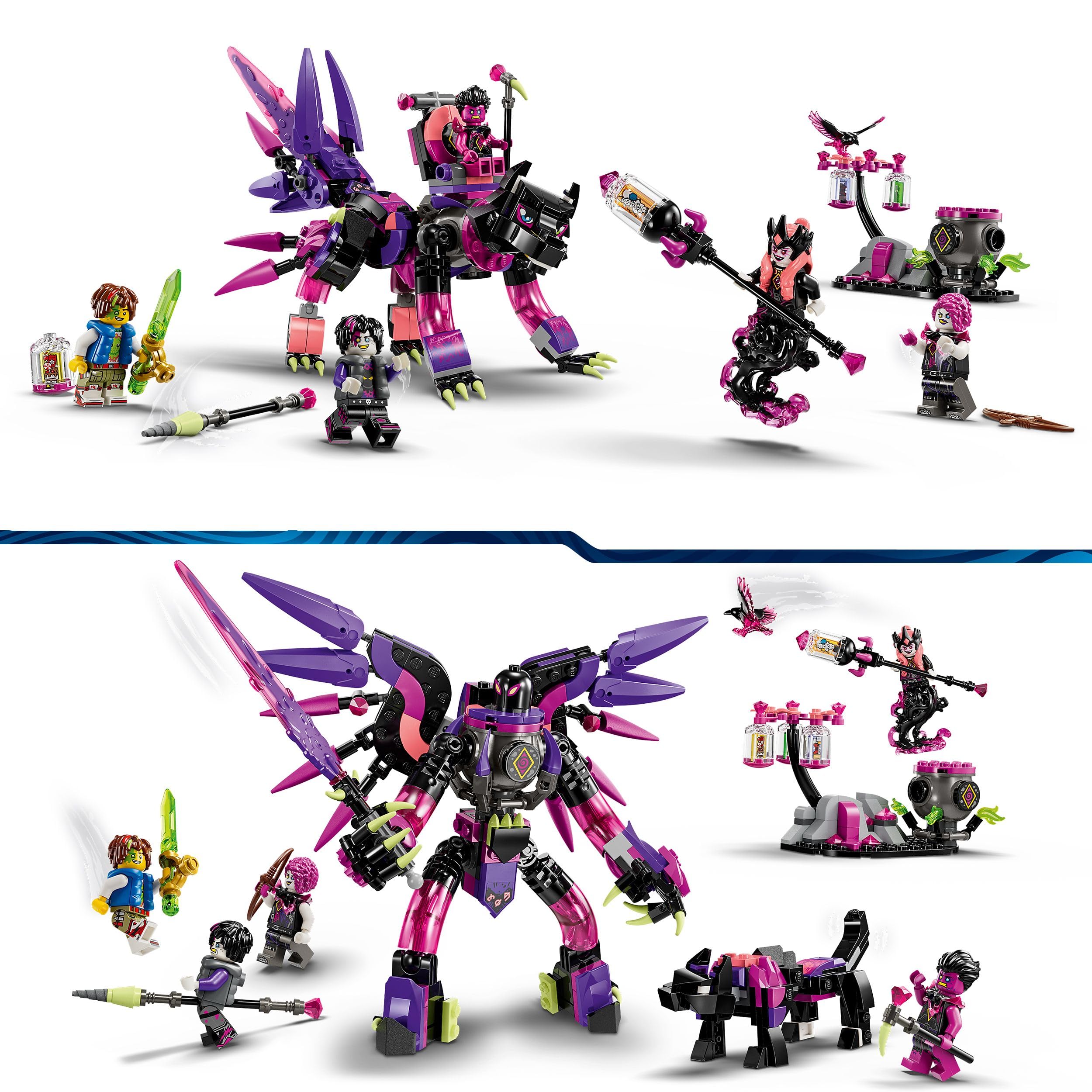 LEGO DREAMZzz The Never Witch’s Nightmare Creatures Set - Building Playset for Ages 9+ 11
