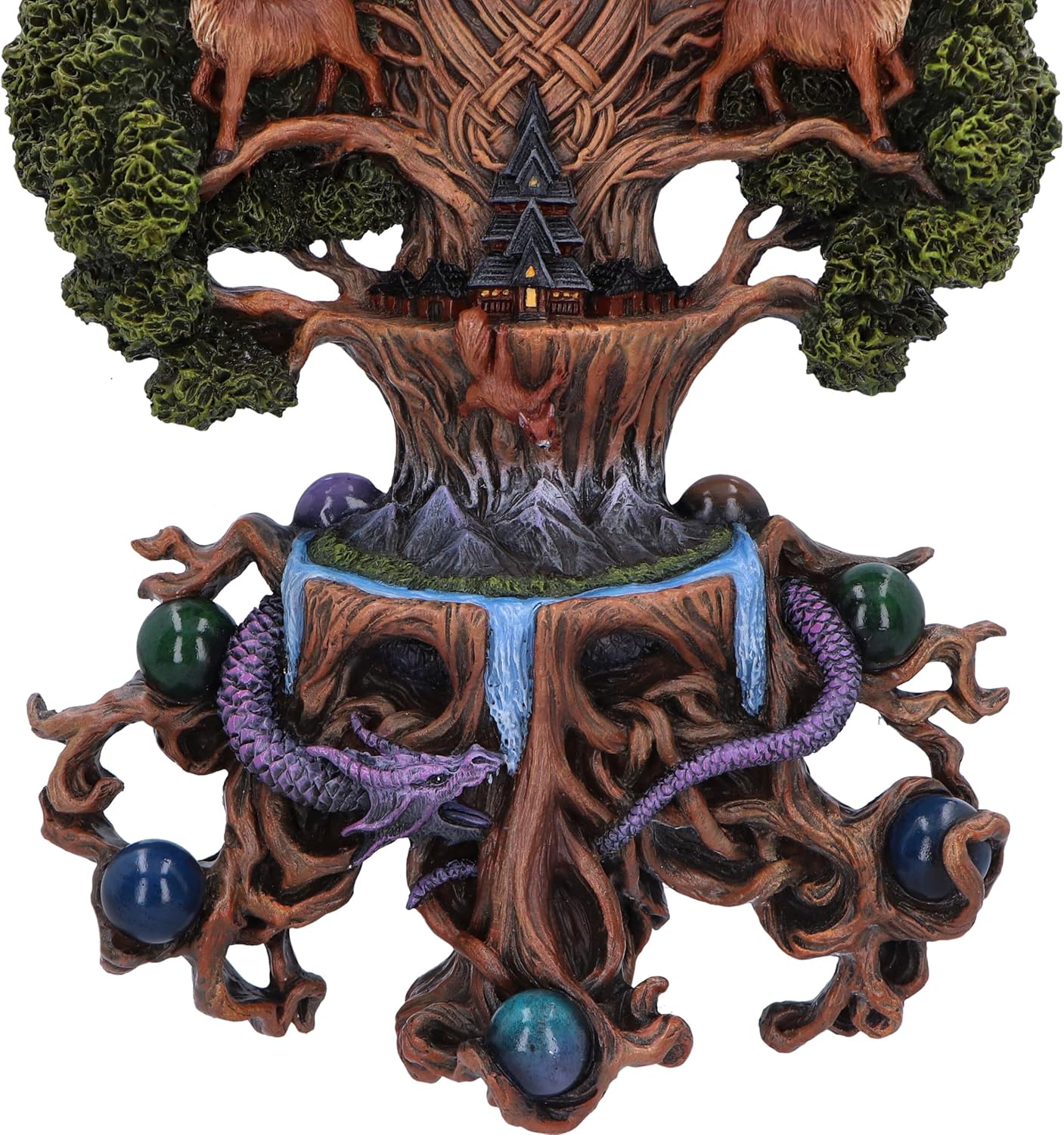 Nemesis Now Yggdrasil Wall Plaque by Anne Stokes, Resin Norse Mythology Art 3