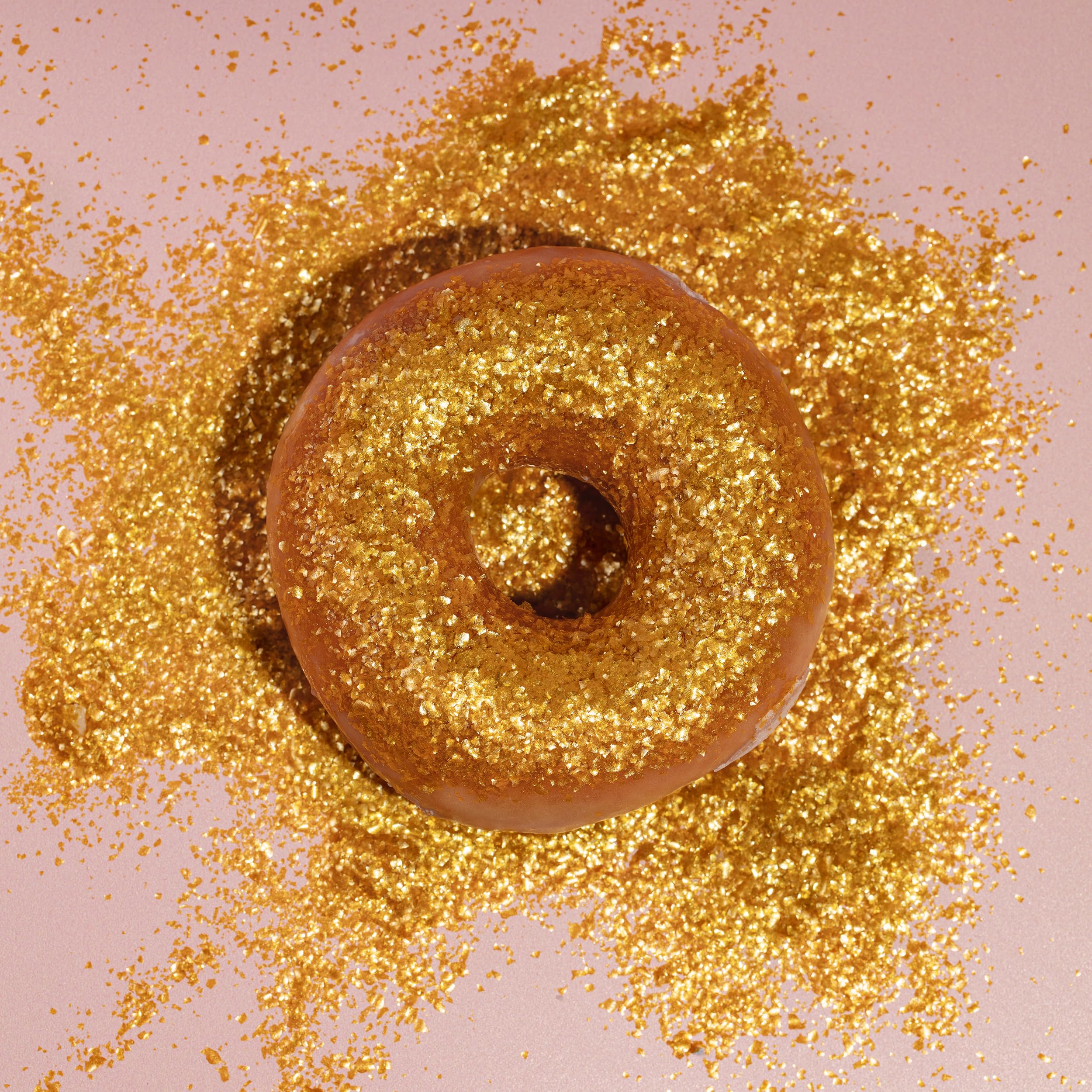 PME Gold Sparkling Glitter Flakes for Cake Decorating (7g) - Pack of 3 4