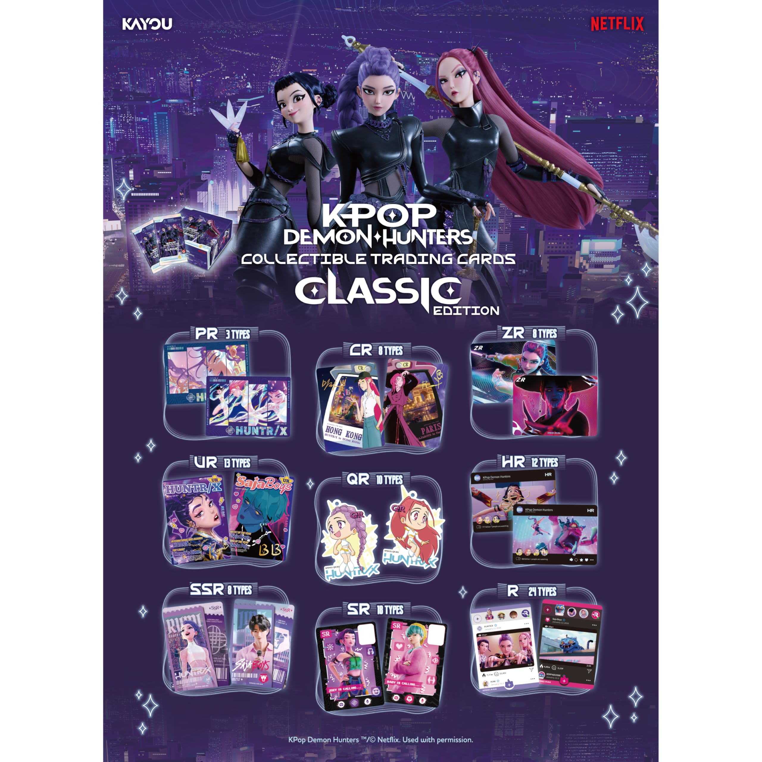 Kayou Limited K-POP Demon Hunters: Classic Edition Series 1-B Booster Packs | 20 Packs, 5 Cards Each 7