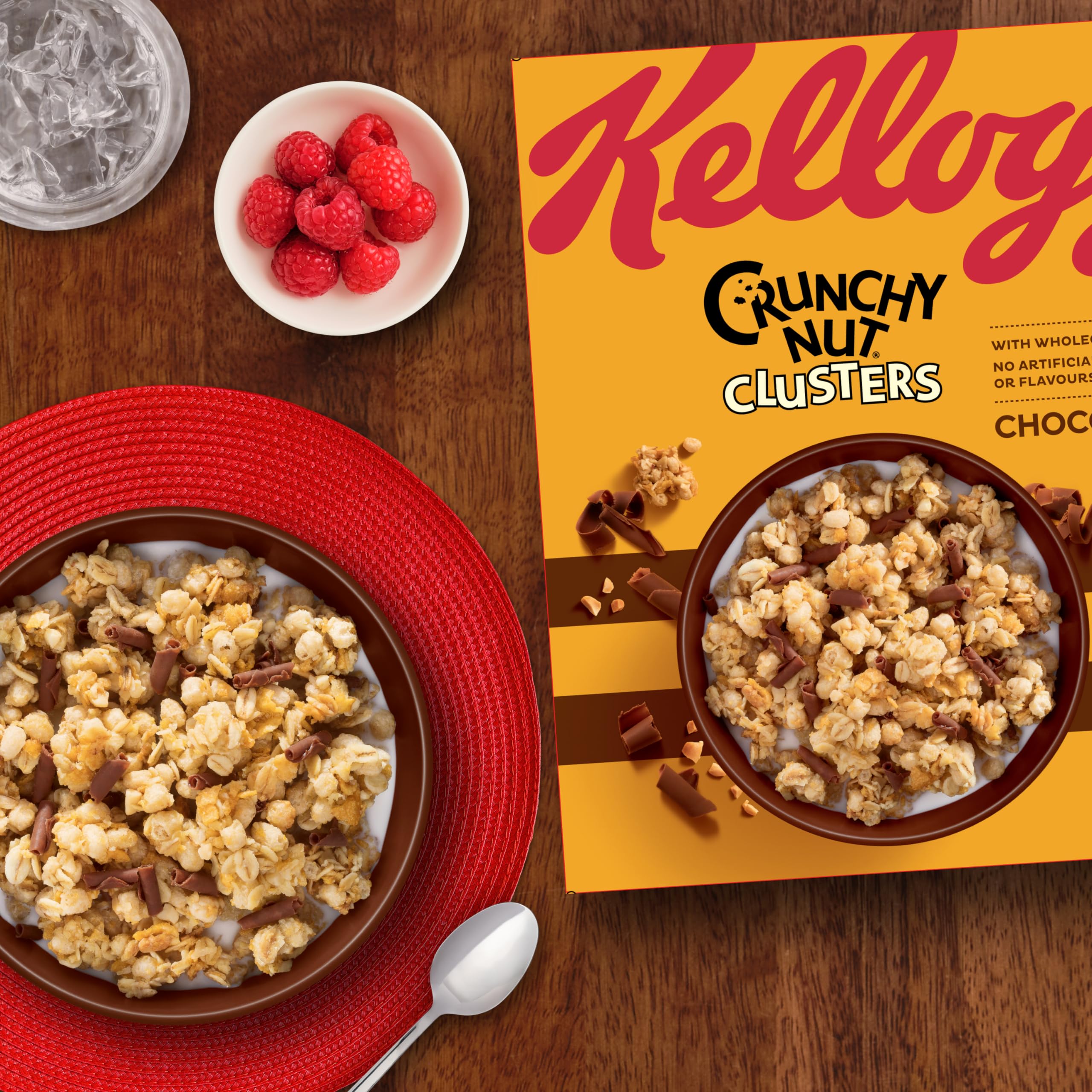 Kellogg's Crunchy Nut Chocolate Clusters Breakfast Cereal, 400g 4