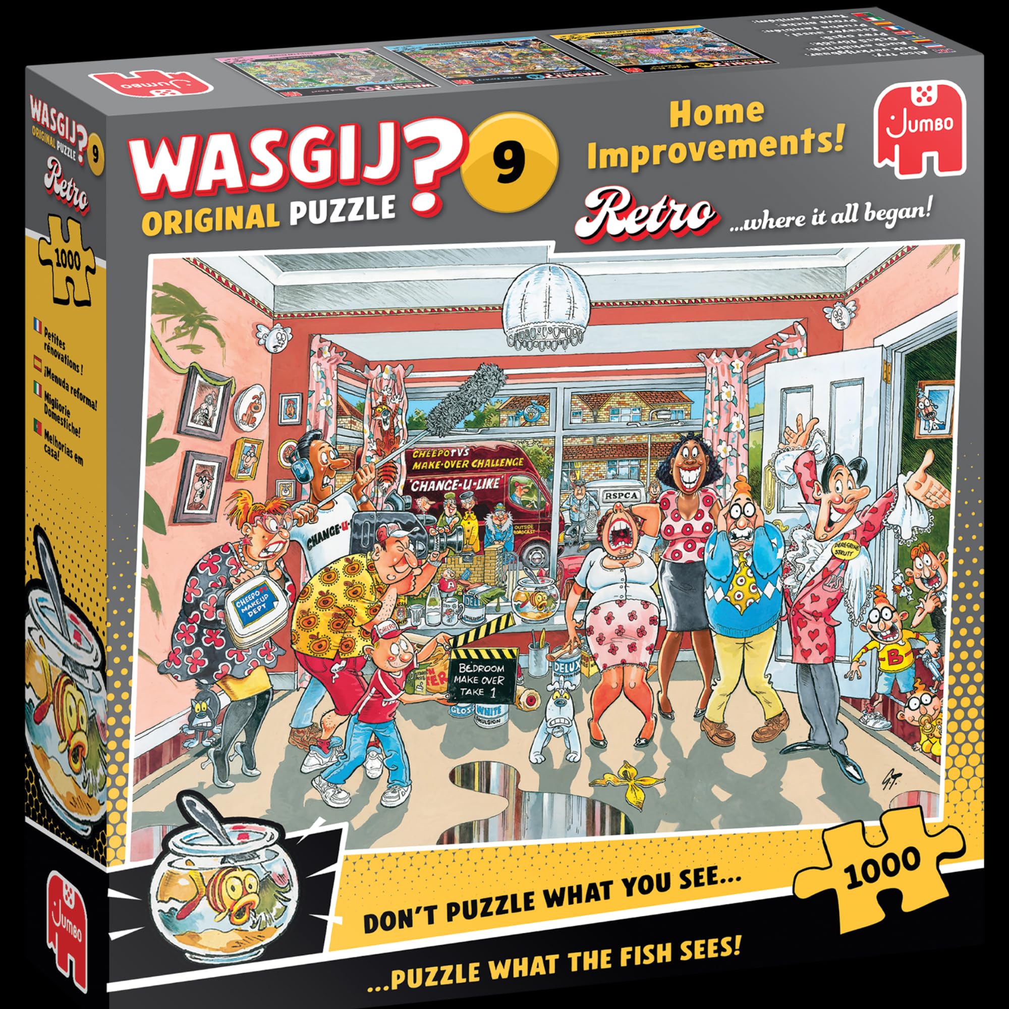 Wasgij Retro Original 9: Home Improvements - 1000 Piece Puzzle for Adults 5