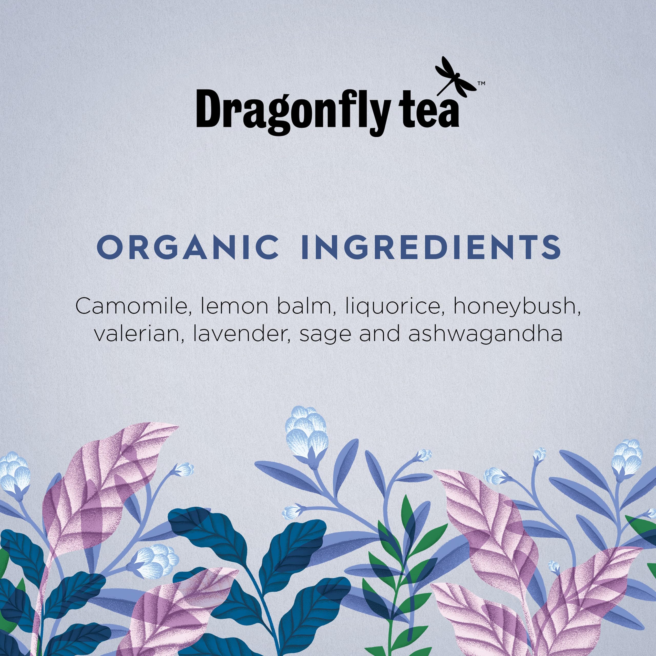 Dragonfly - Night Sky Calm Tea (80 Teabags) Organic Plastic-Free Compostable 6