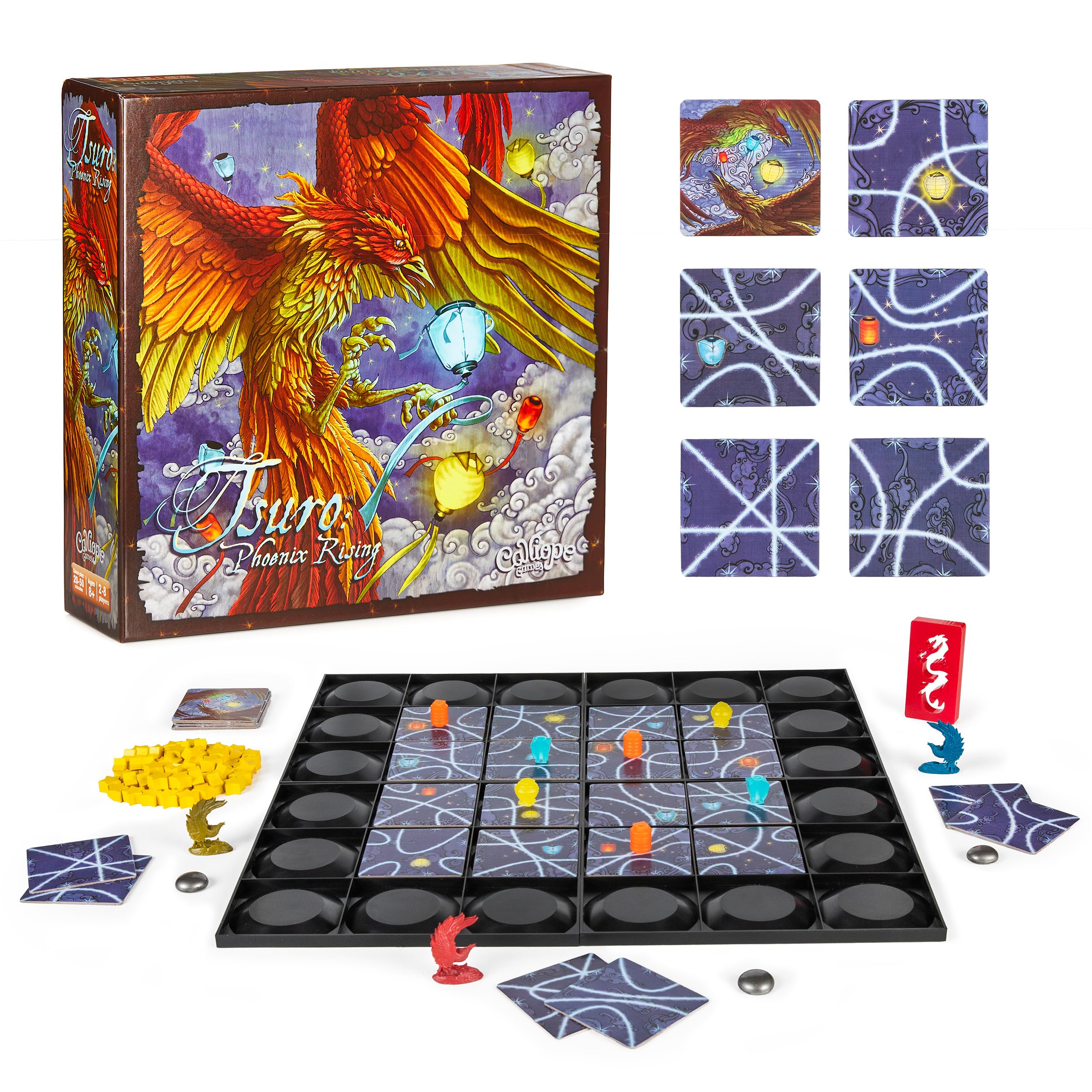 Calliope Tsuro: Phoenix Rising Board Game CLP120 7