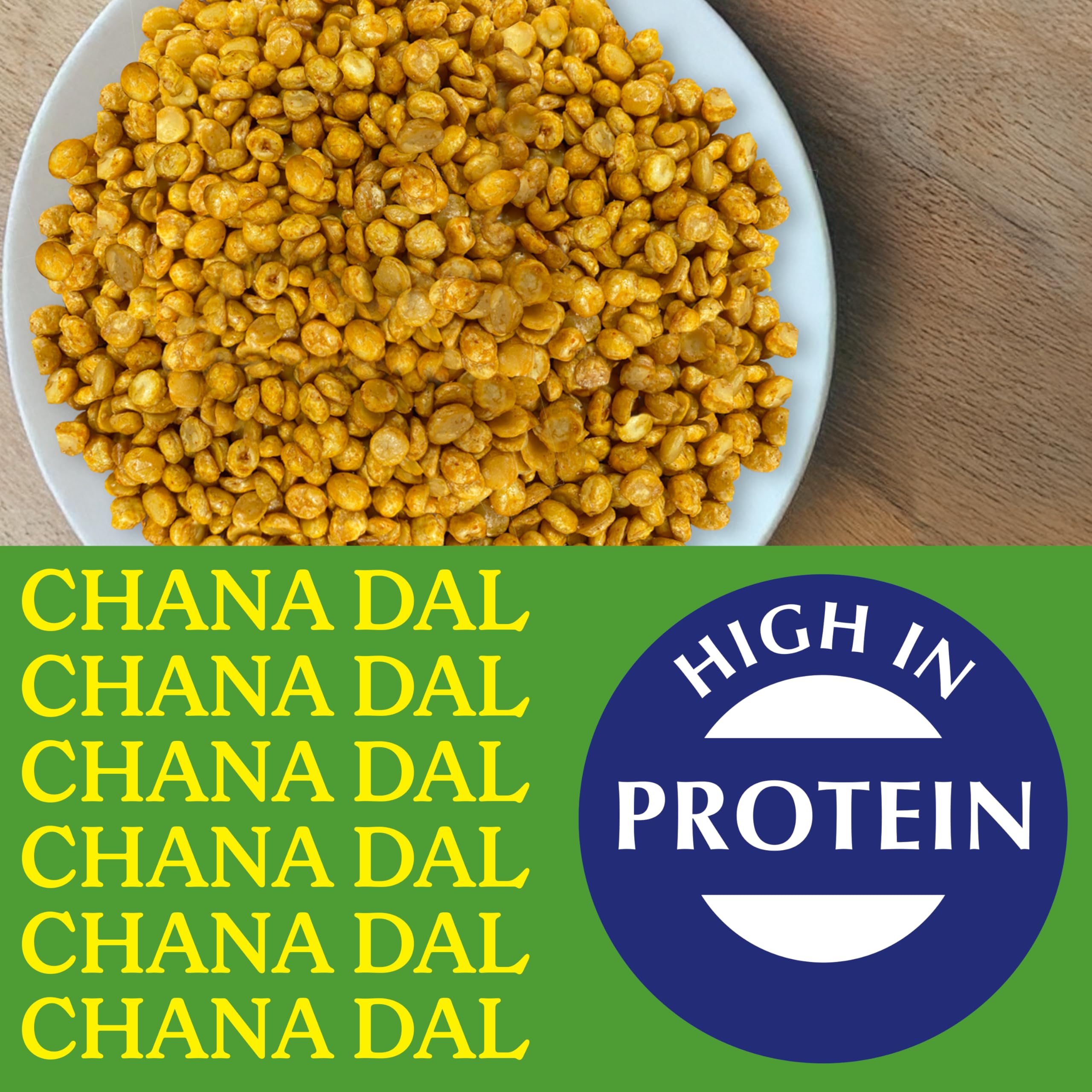 Chana Dal 200g | Rajah Snacks | Crispy Spiced Chickpeas 5
