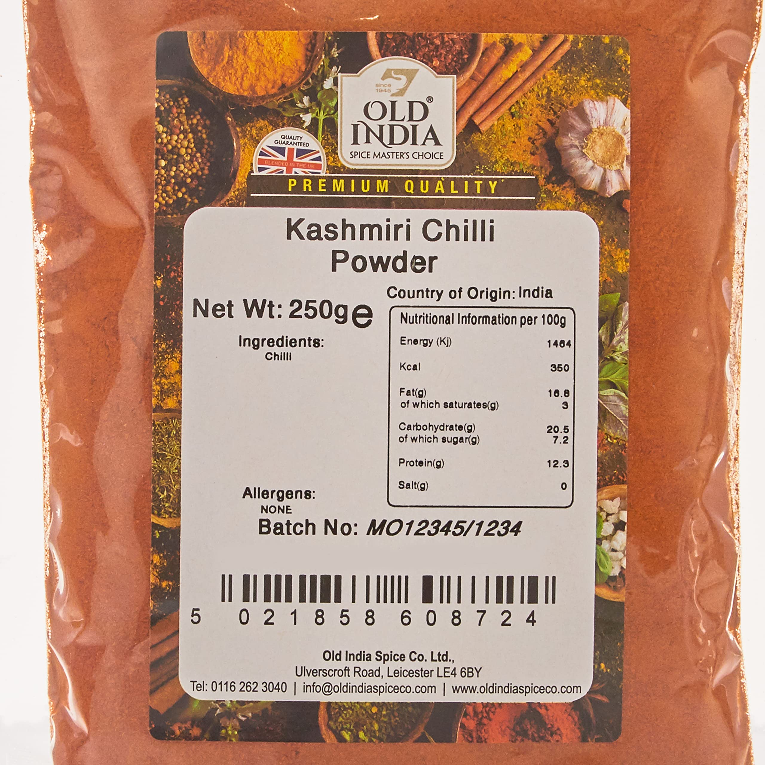 Old India Kashmiri Chilli Powder 250g 3