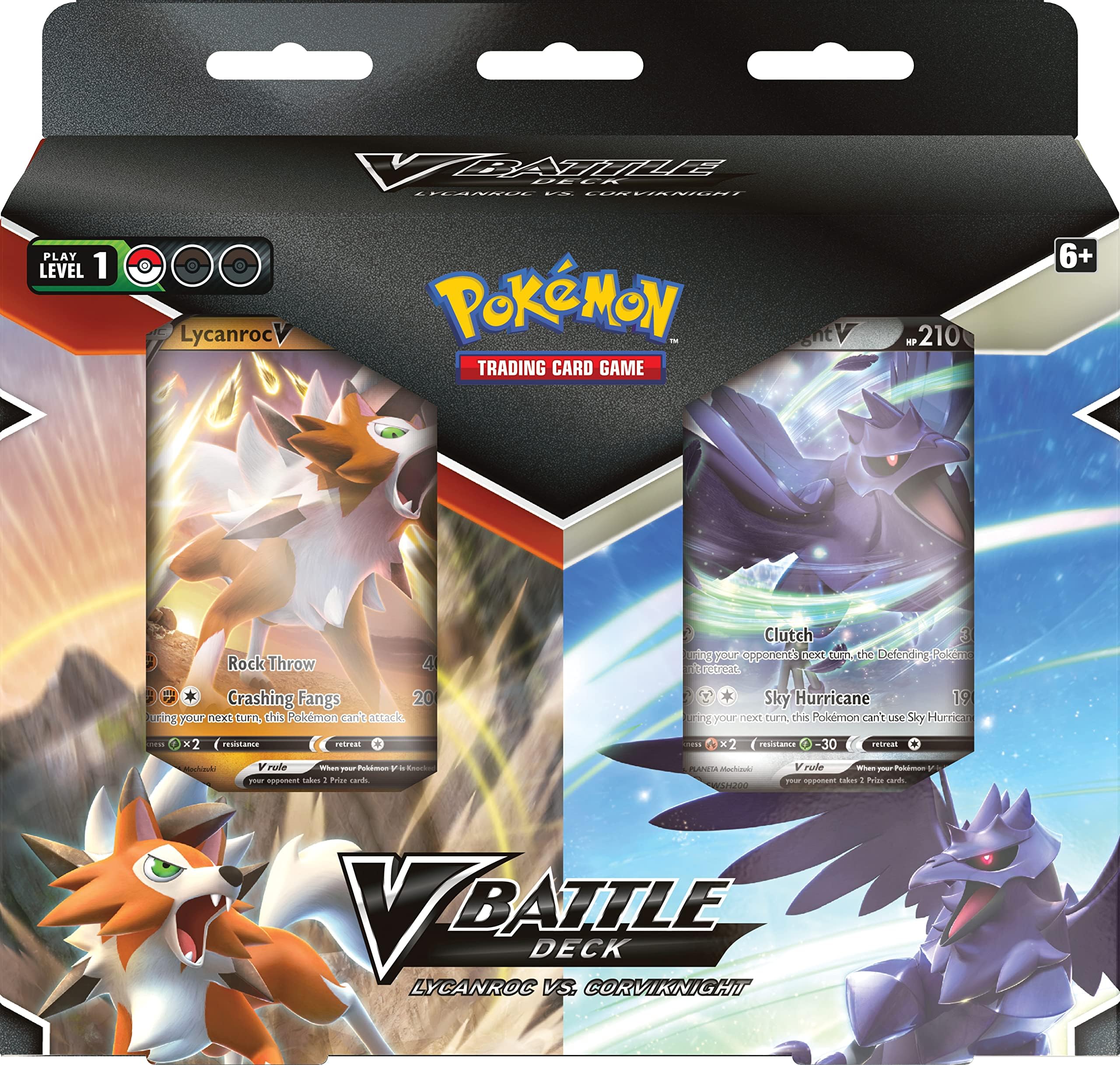 Pokémon TCG V Battle Deck Bundle - Lycanroc vs. Corviknight