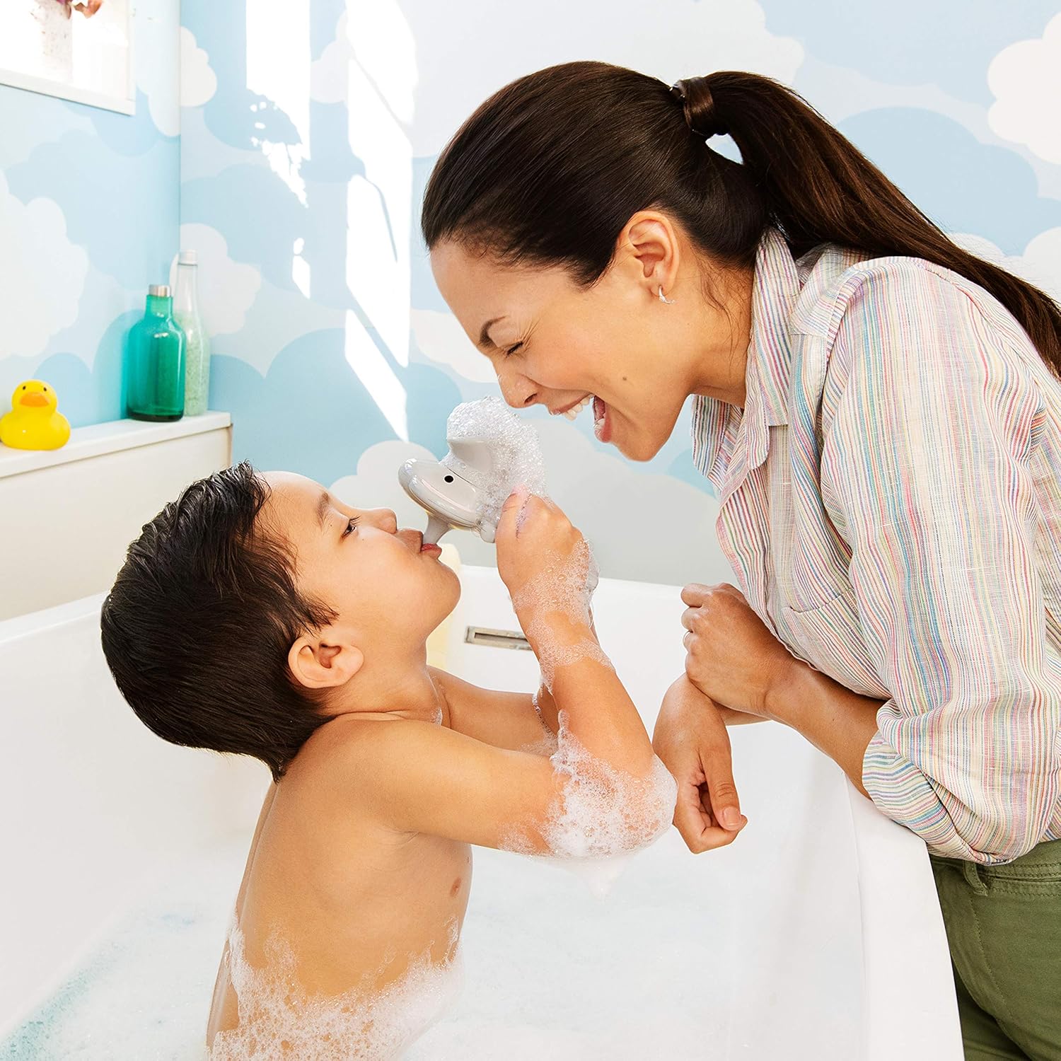 Munchkin Bubble Bestie Elephant Bubbler Bath Toy - Toddler-Operated Bubble Blower for Bathtime Fun 7