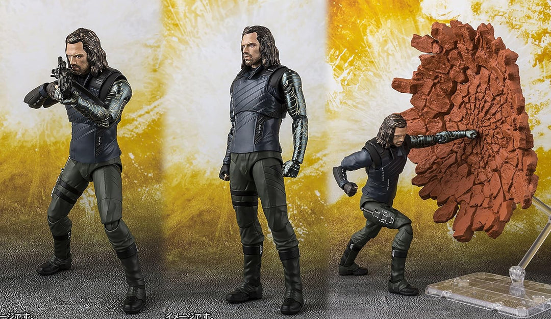 Bandai Tamashii Nations S.H.Figuarts Avengers Infinity War Bucky Action Figure - Highly Articulated Collectible for Ages 13+