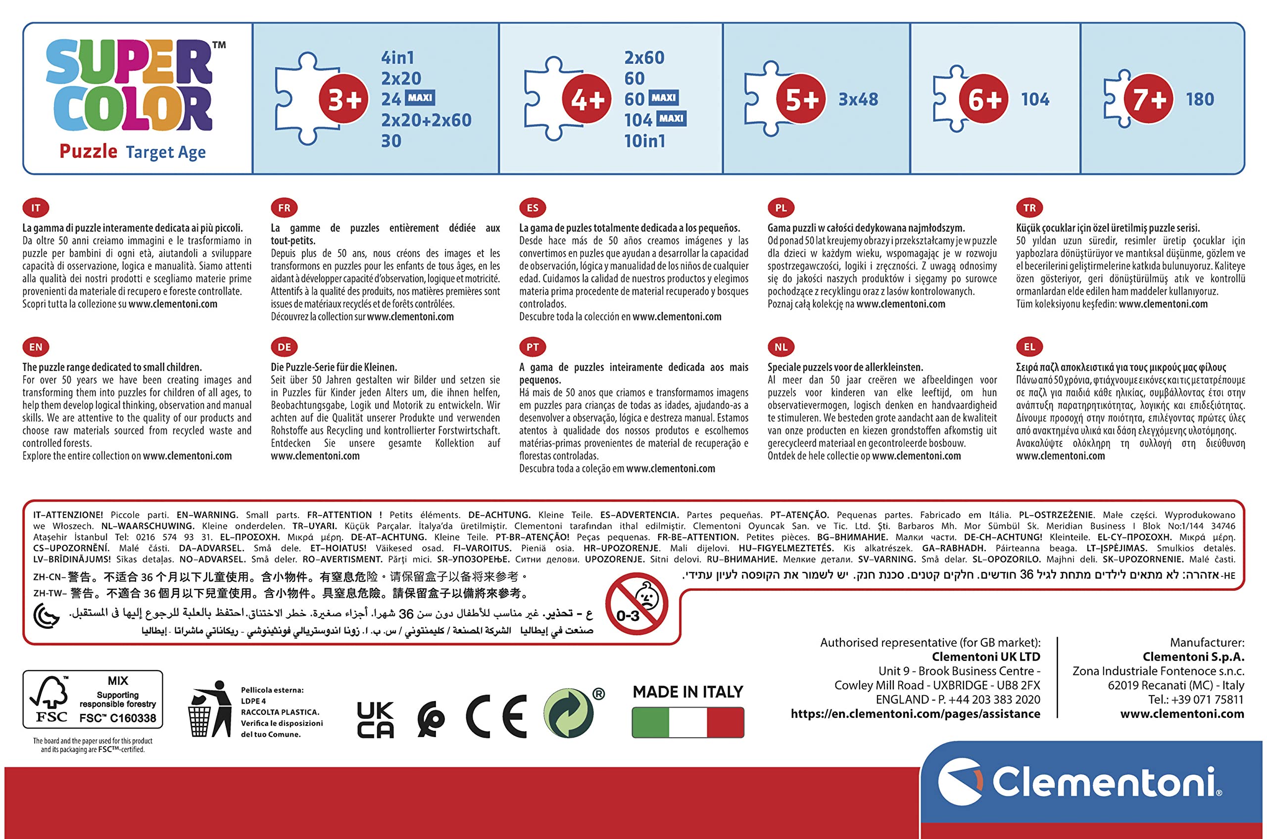 Clementoni Gabby's Dollhouse Puzzle - 2 x 60-Piece Jigsaw Puzzles for Kids 4