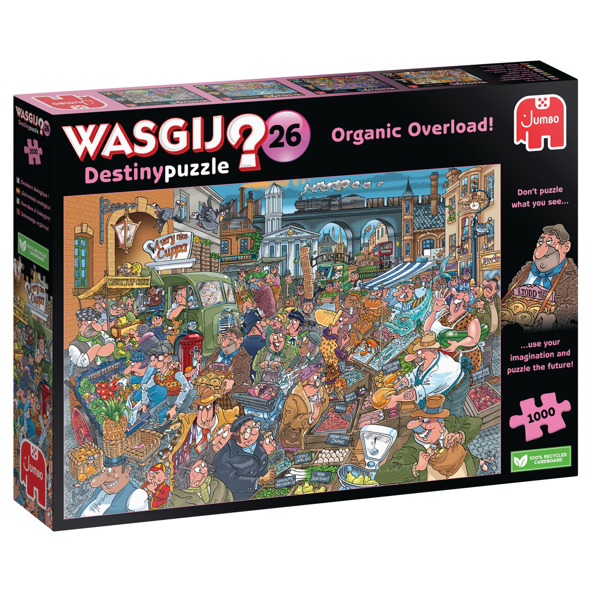 Wasgij Destiny 26: Organic Overload - 1000 Piece Puzzle for Adults