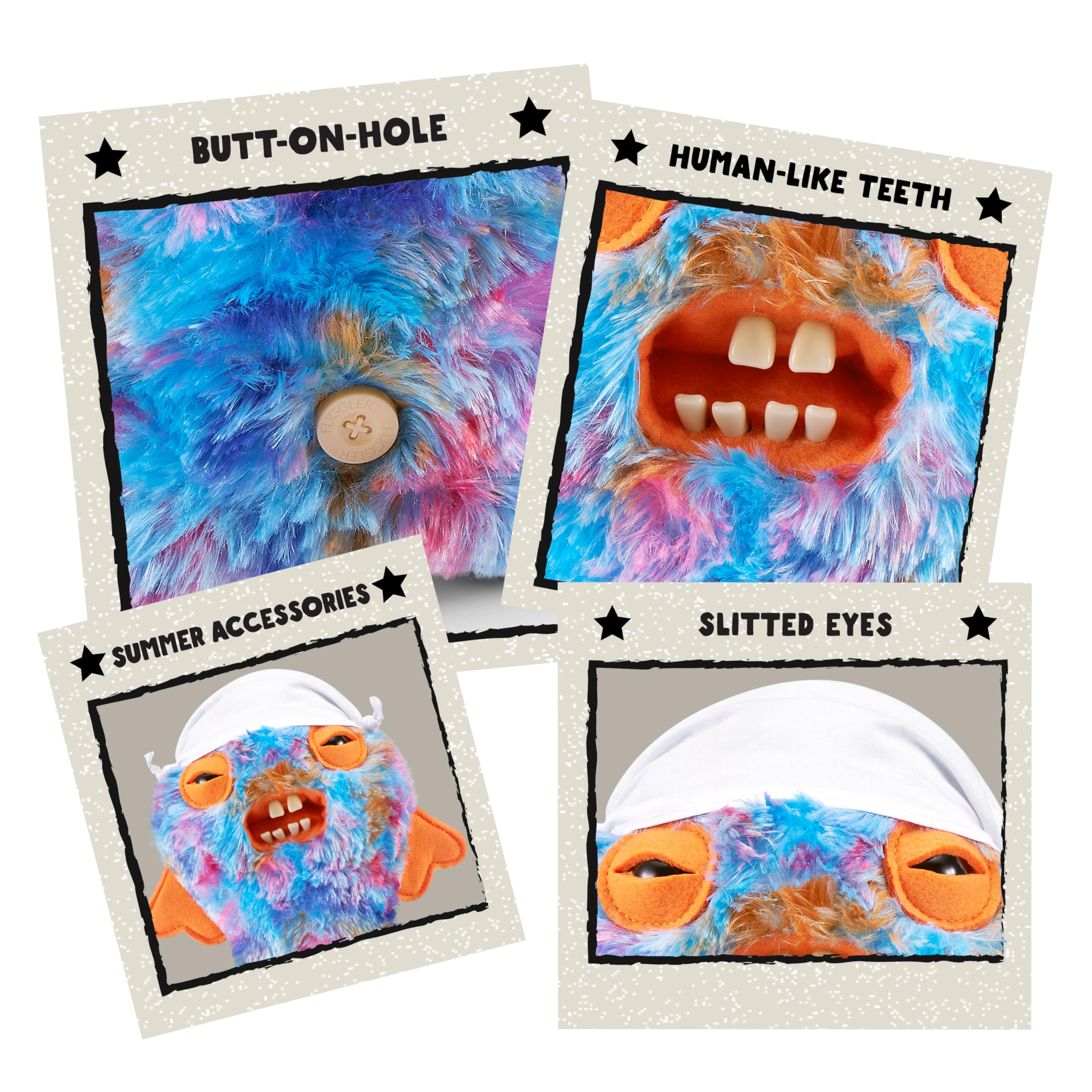 Fuggler Vacay Vibes - Funny Ugly Monster Plush Collectible Toy (Cod Father - Multi) 7