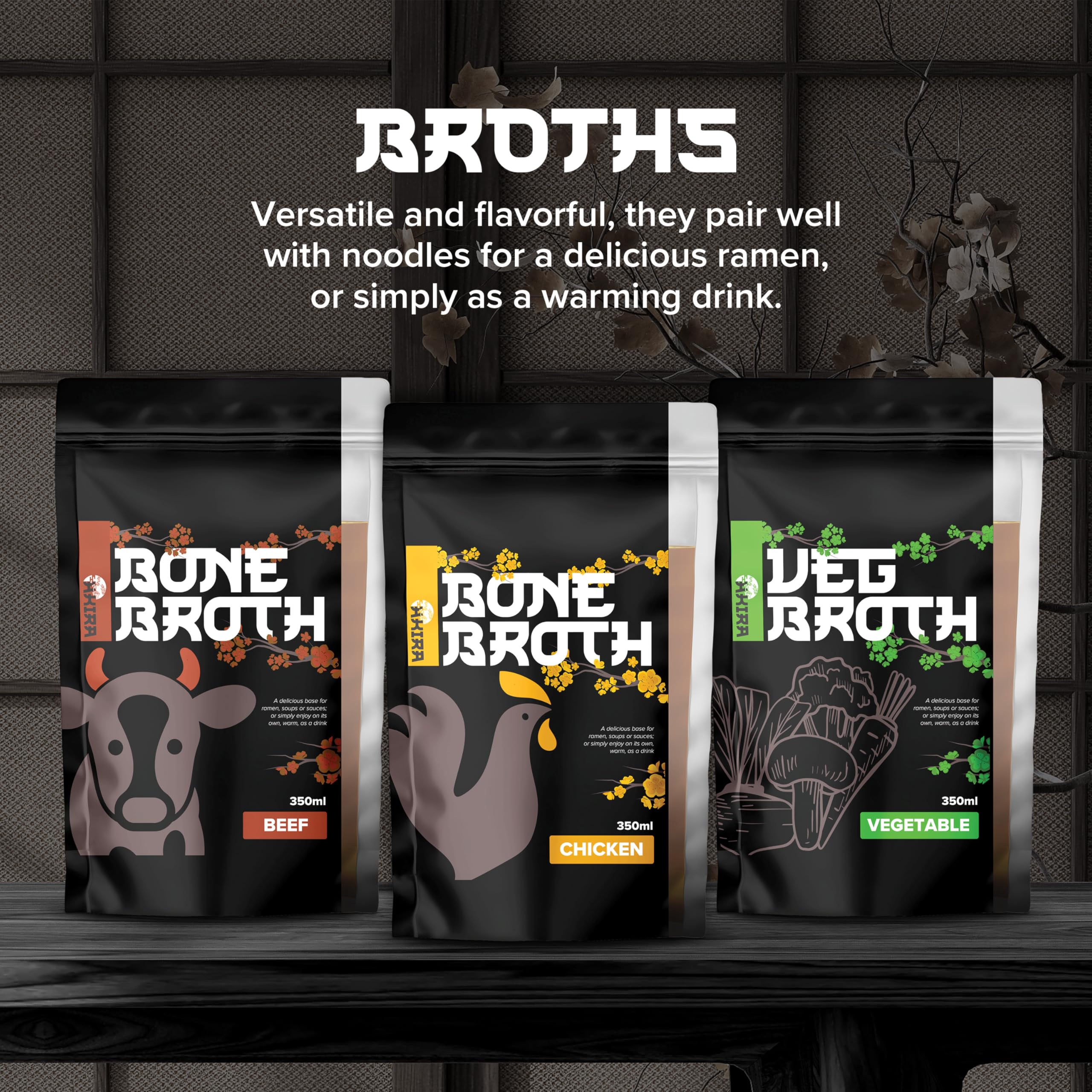 Akira Beef Bone Broth, 350ml 3