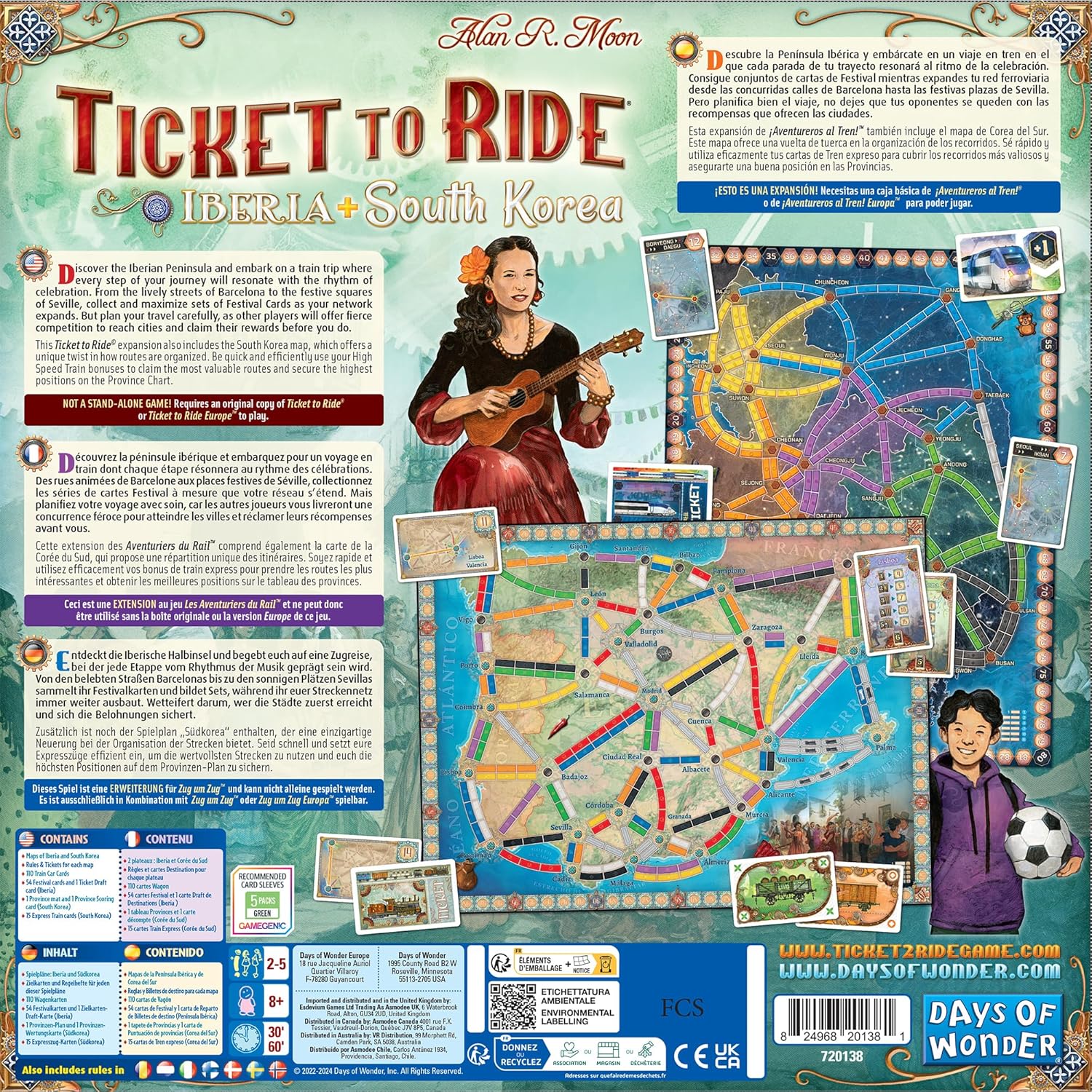 Asmodee Ticket to Ride 3rd Map Collection Expansion 3